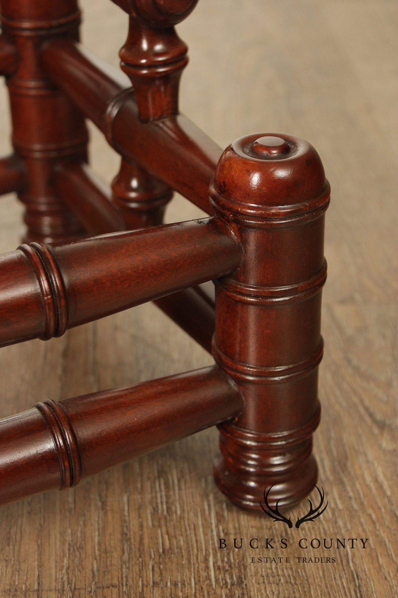 Aesthetic Movement Style Faux Bamboo Hall Tree