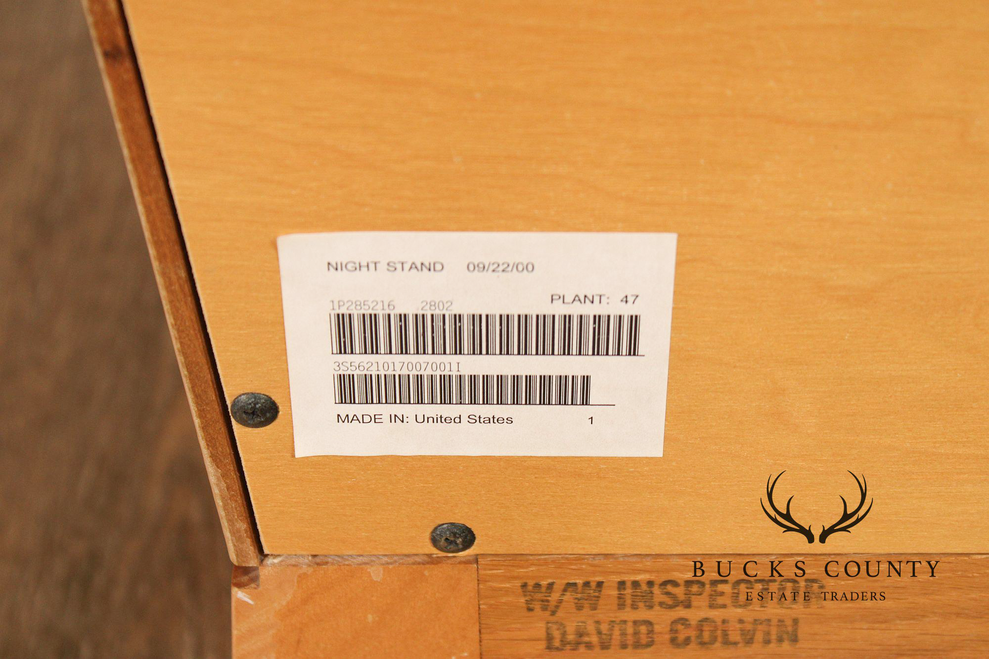 Ethan Allen Horizon Collection Pair Of Two Drawer Nightstands