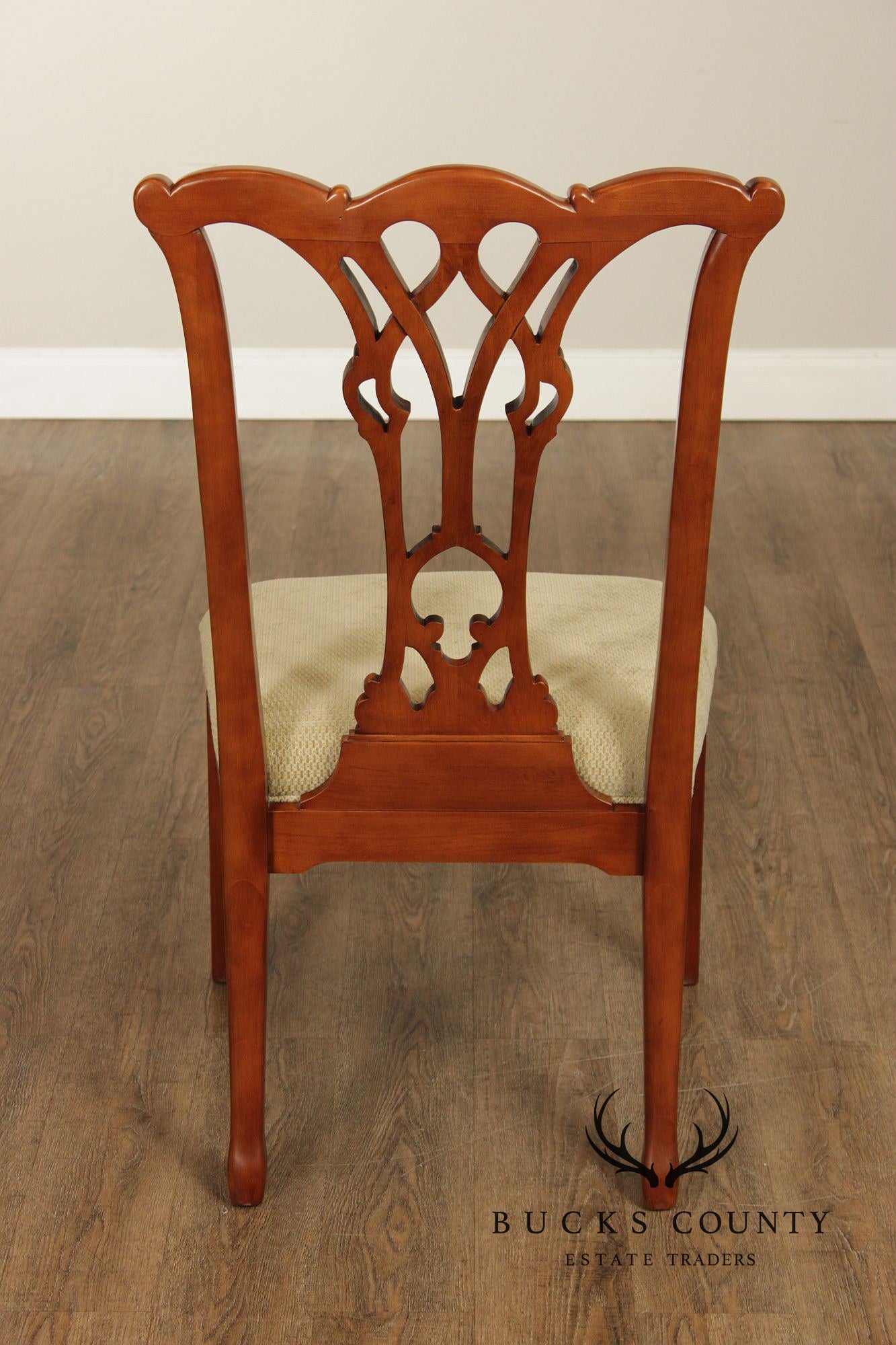 Harden Chippendale Style Set of Six Cherry Dining Chairs