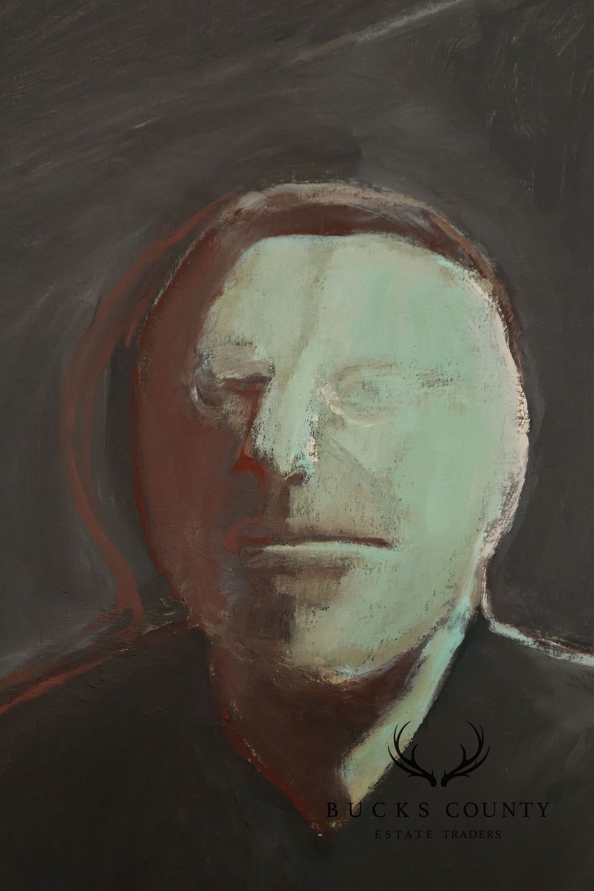 Anne Cooper Dobbins Oil Painting, 'The Engineer'
