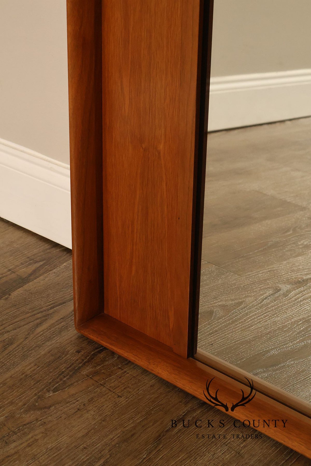 Mid Century Modern Walnut Dresser Mirror