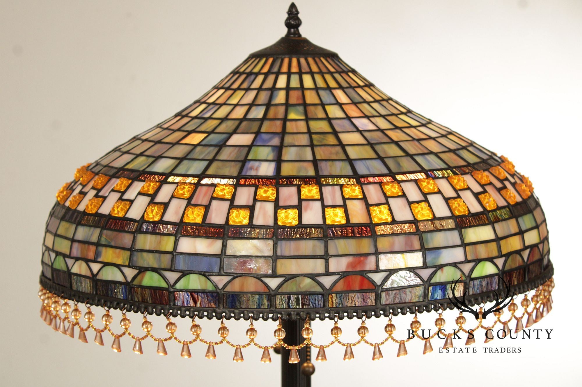 Tiffany Style Art Glass Floor Lamp