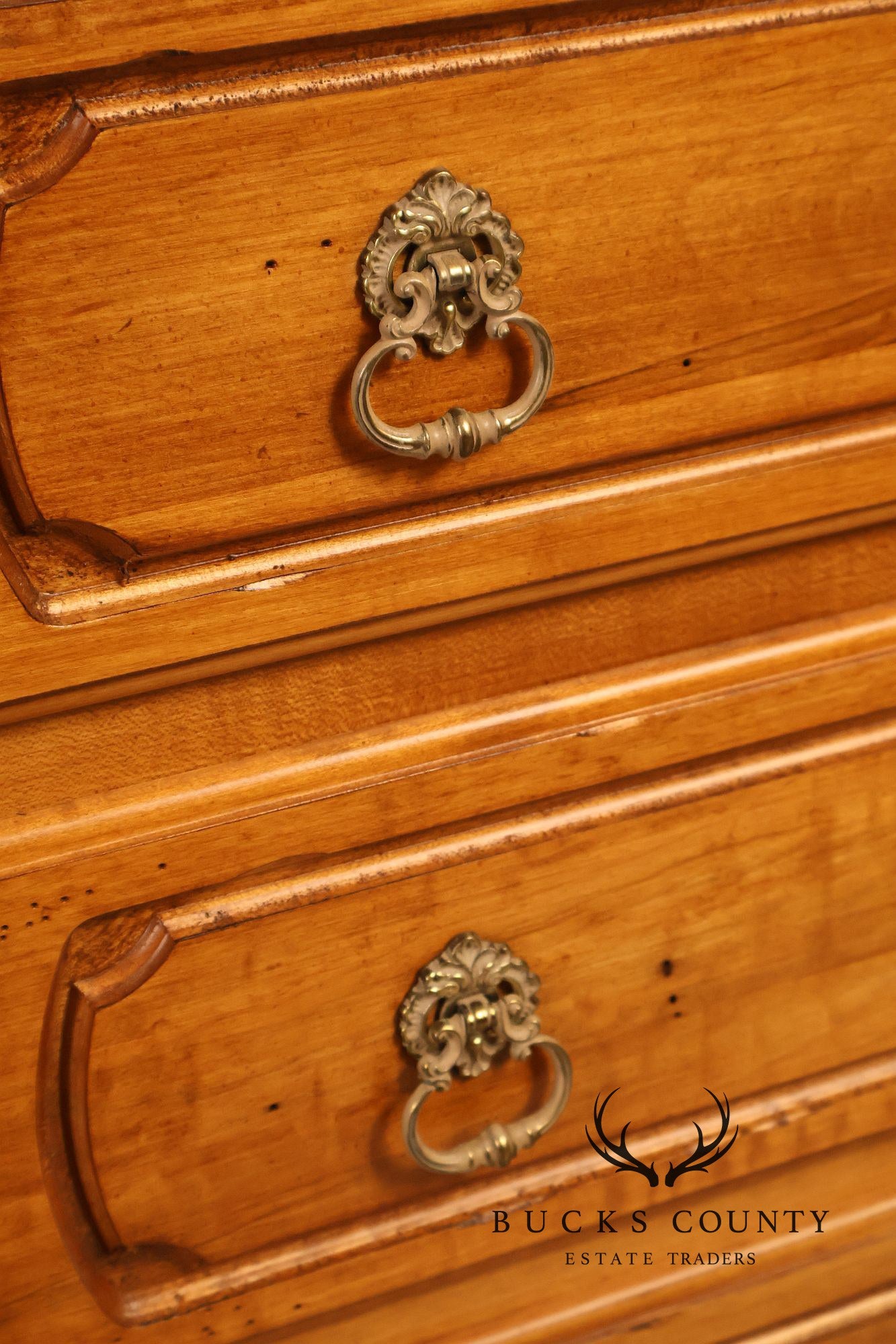 Ethan Allen 'Legacy' French Country Style Pair of Nightstands