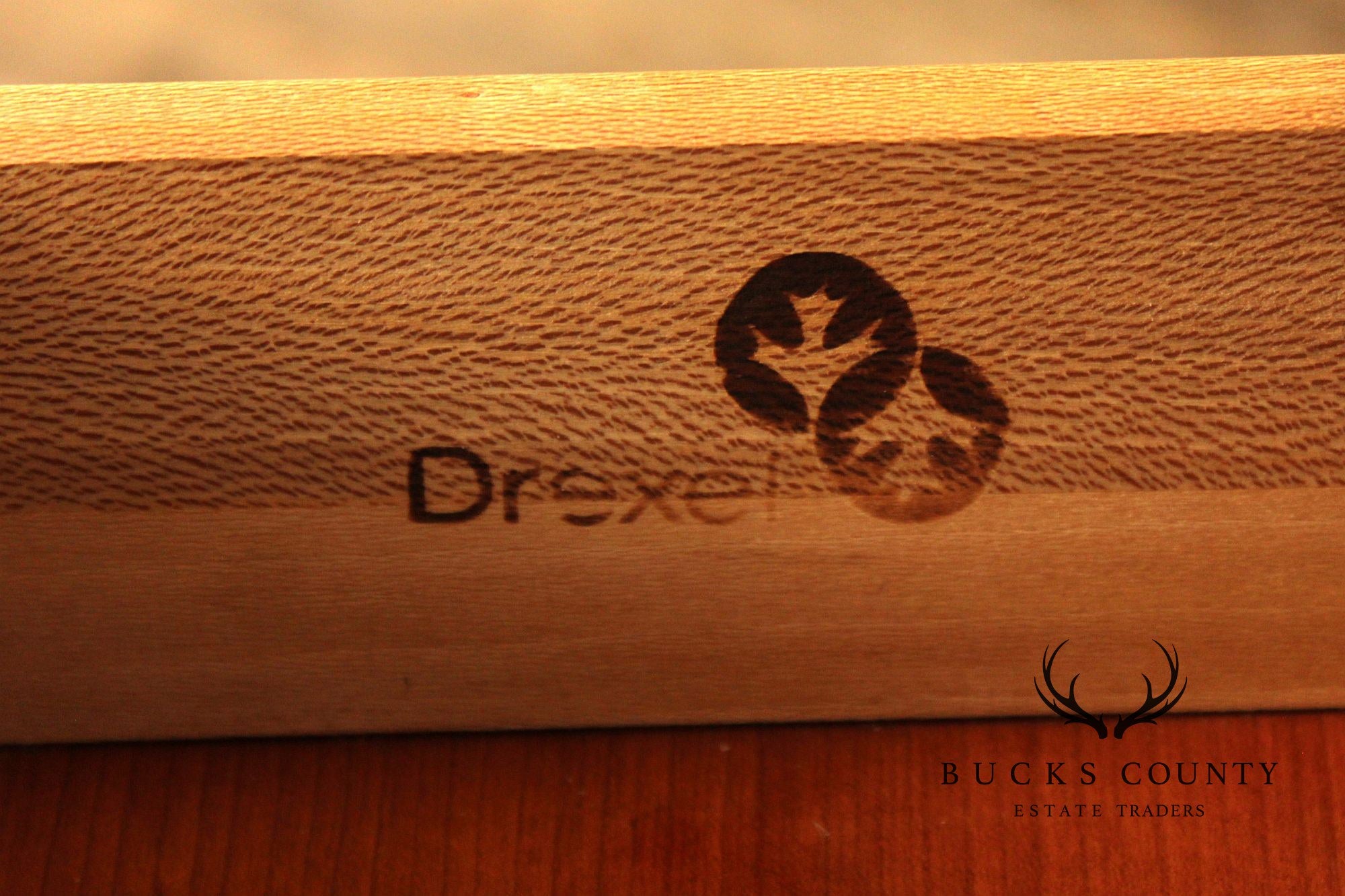 Drexel Cherry Traditional Style Pair Of Nightstands