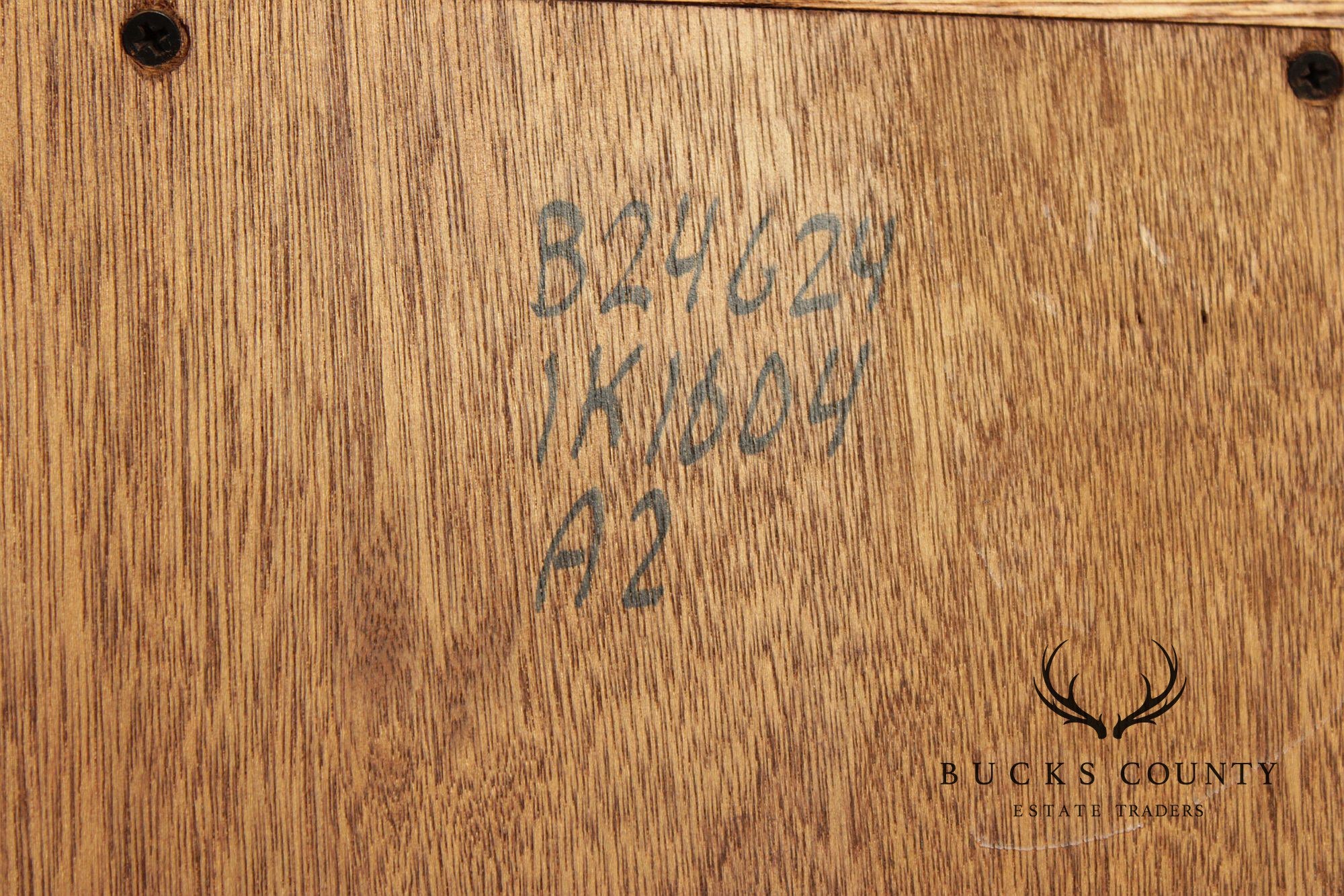 Hunt Country Furniture Oak Eight Drawer High Chest