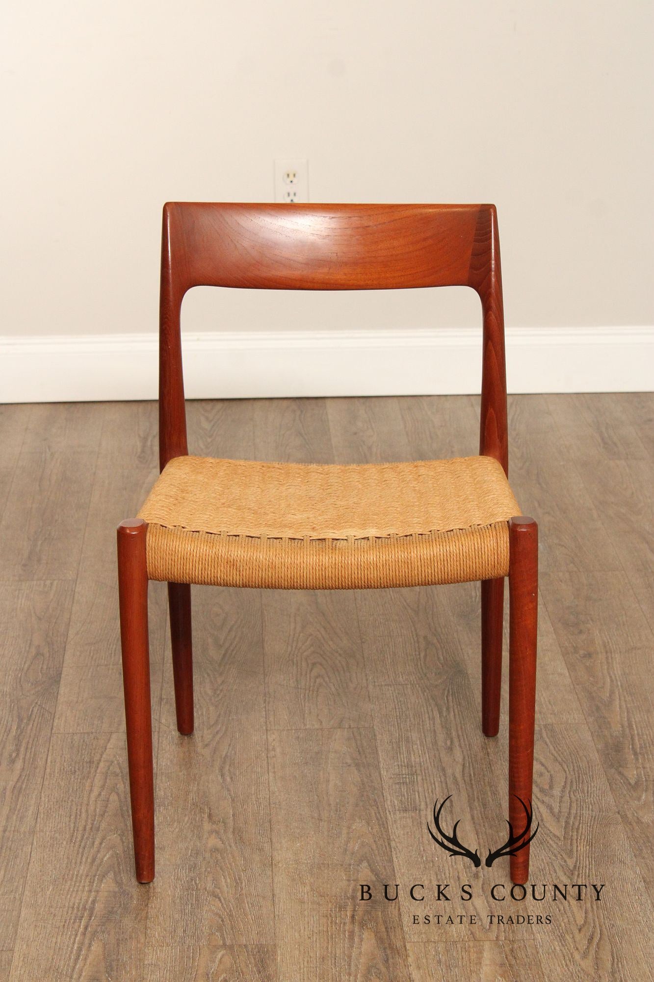 J.L. Mollers Danish Modern Set Of Six Teak Dining Chairs