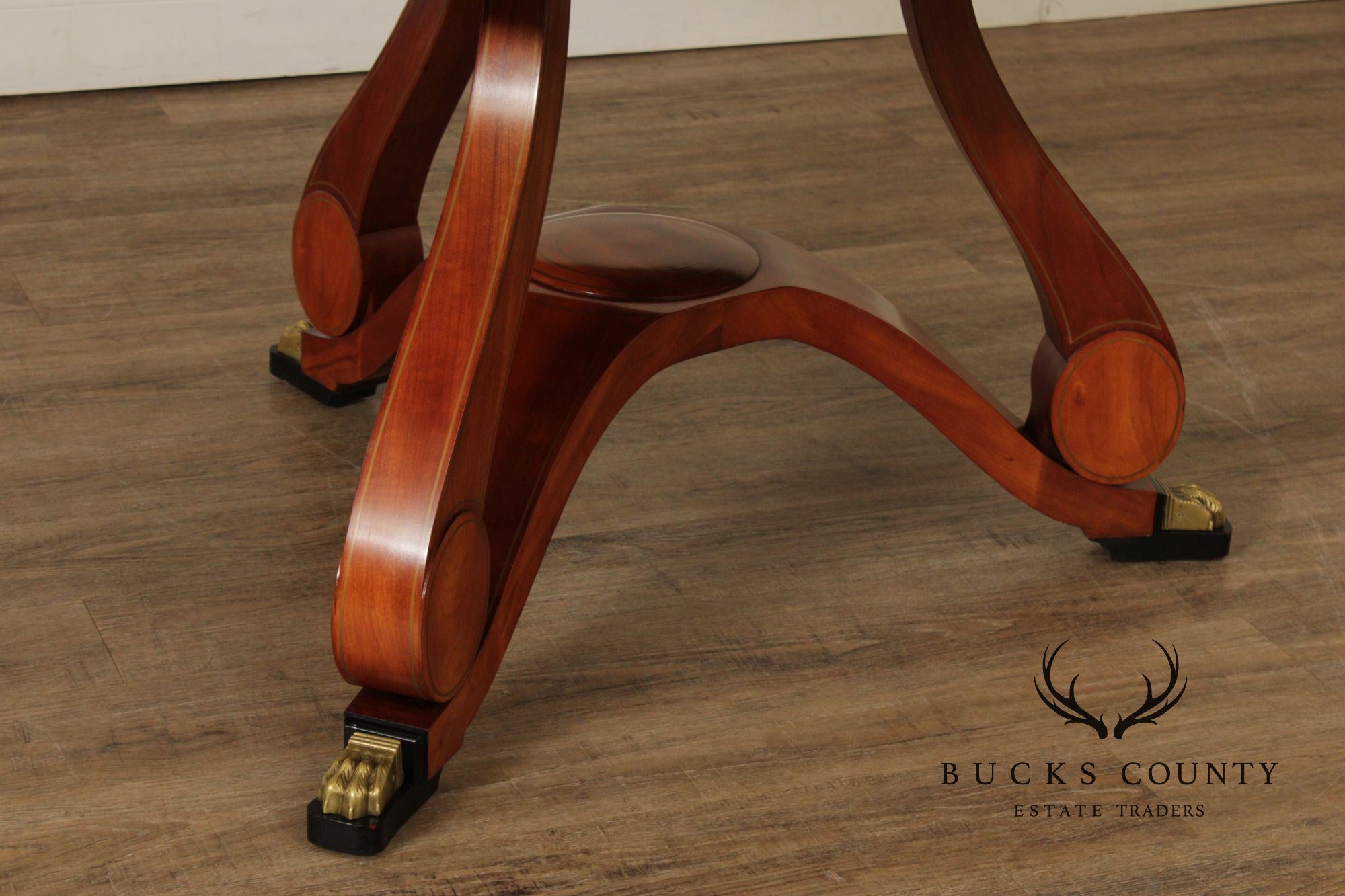 John Widdicomb Round Mahogany Dining Table Designed By Chad Womack