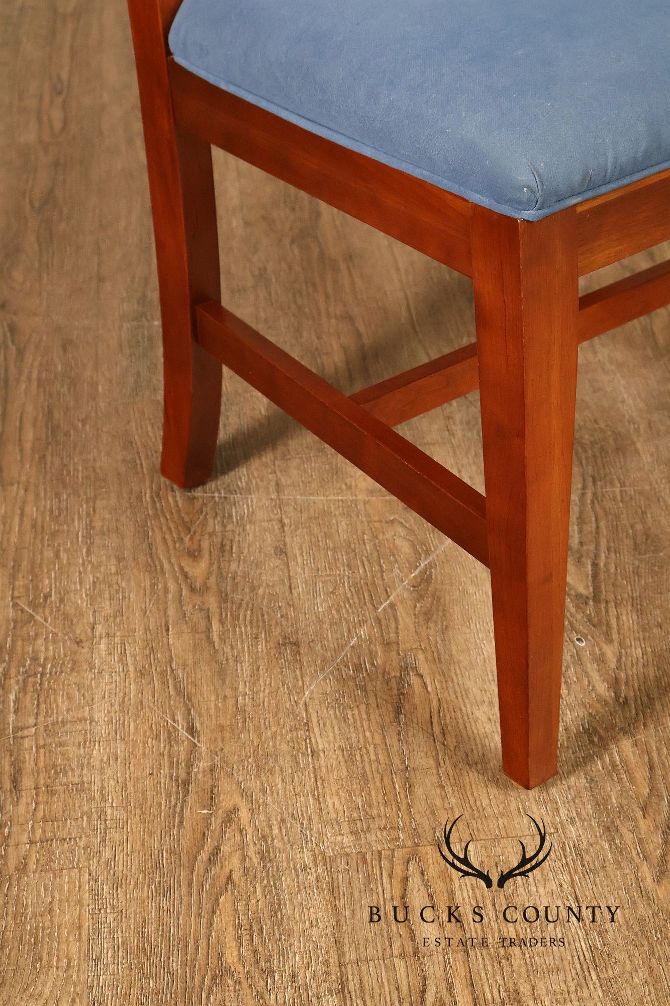 Ethan Allen 'American Impressions' Set of Eight Cherry Dining Chairs