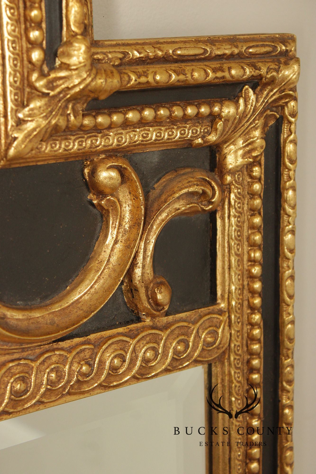 Friedman Brothers 'Malabar' Partial Gilt Frame Wall Mirror