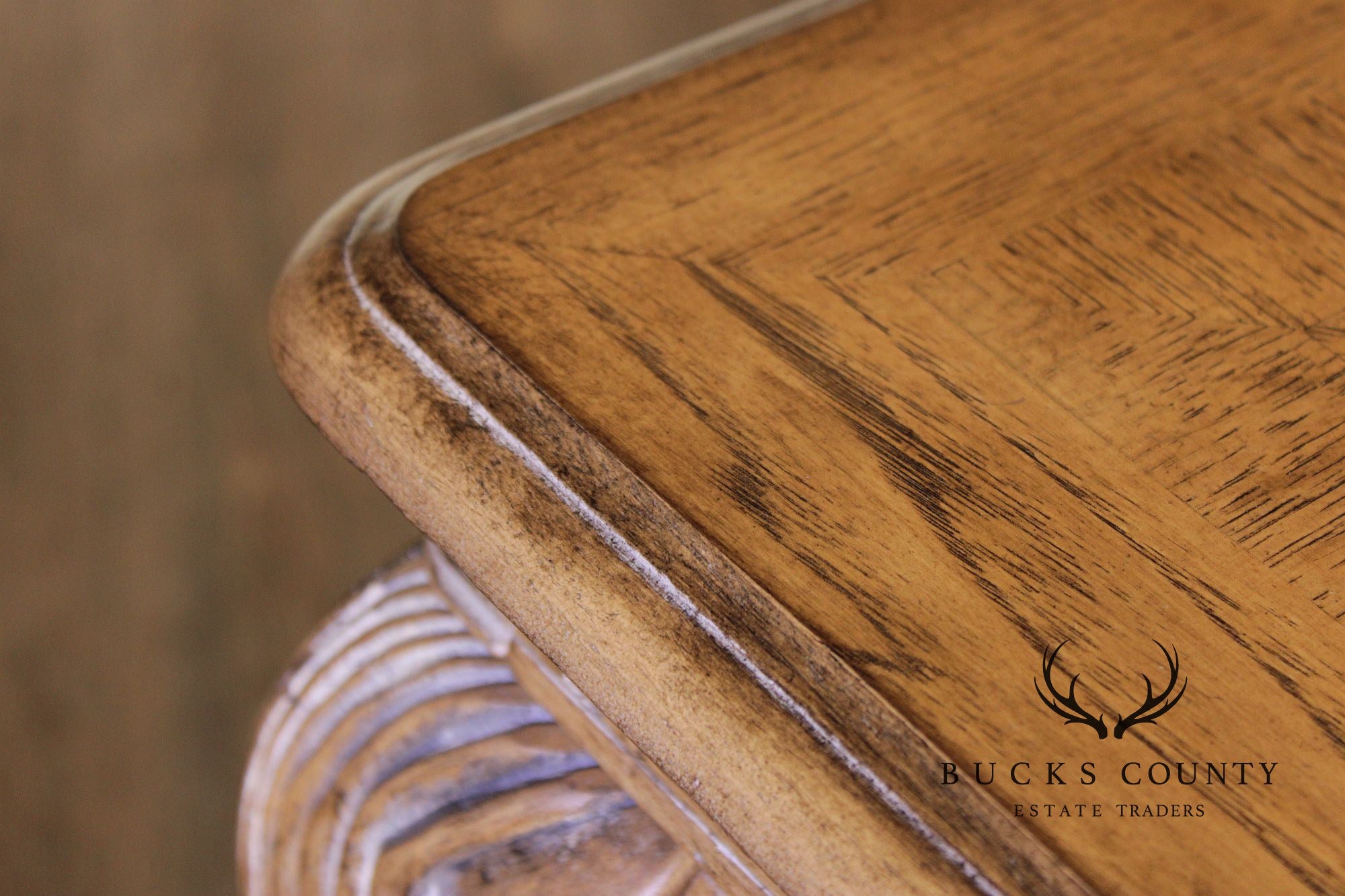 Chippendale Style Carved Console Sofa Table