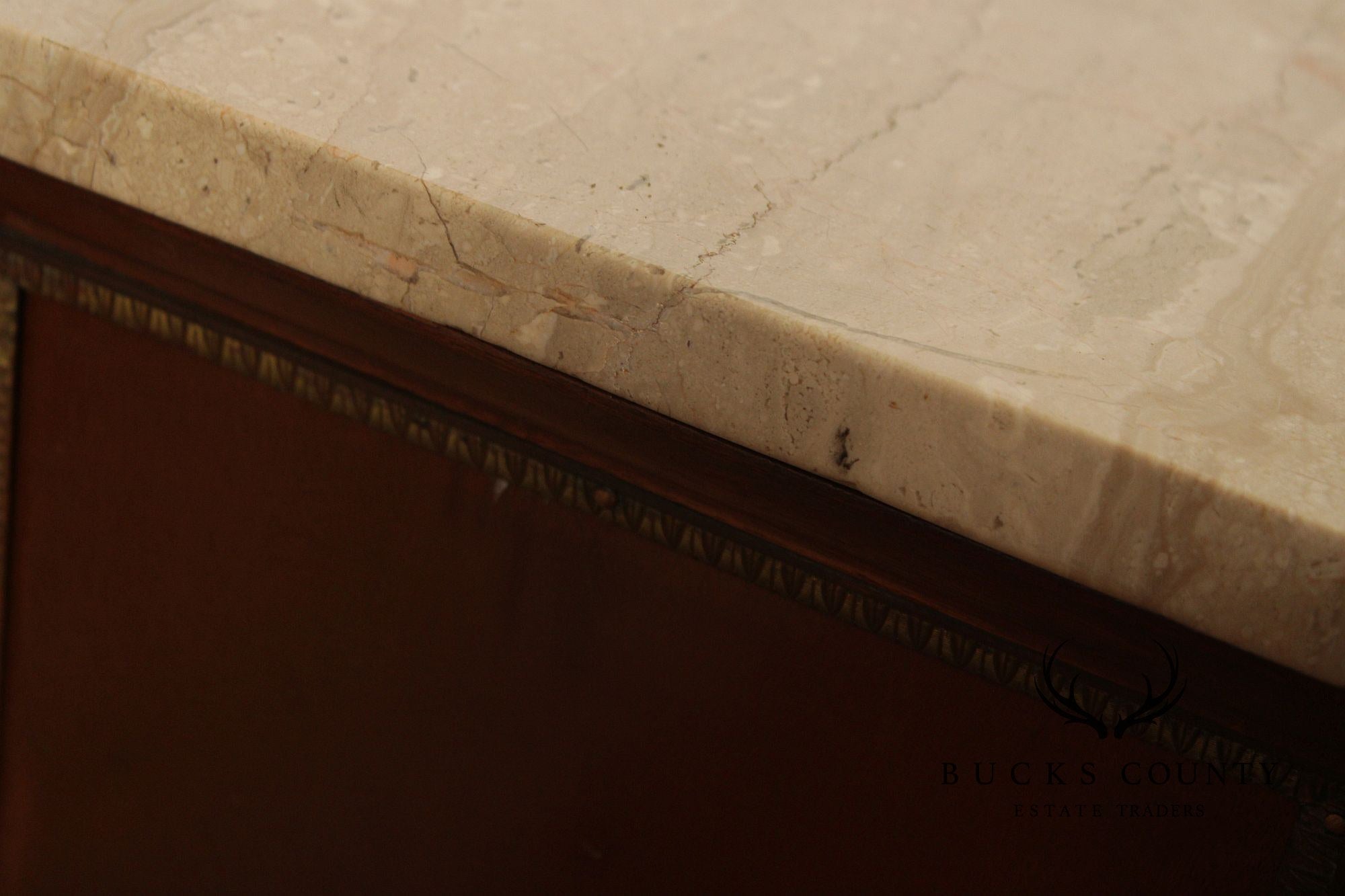 Antique French Marble Top Neoclassical Style Pedestal