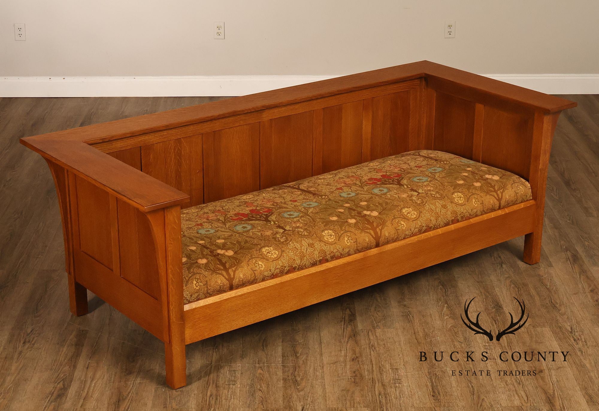 Stickley Mission Collection Oak Prairie Settle