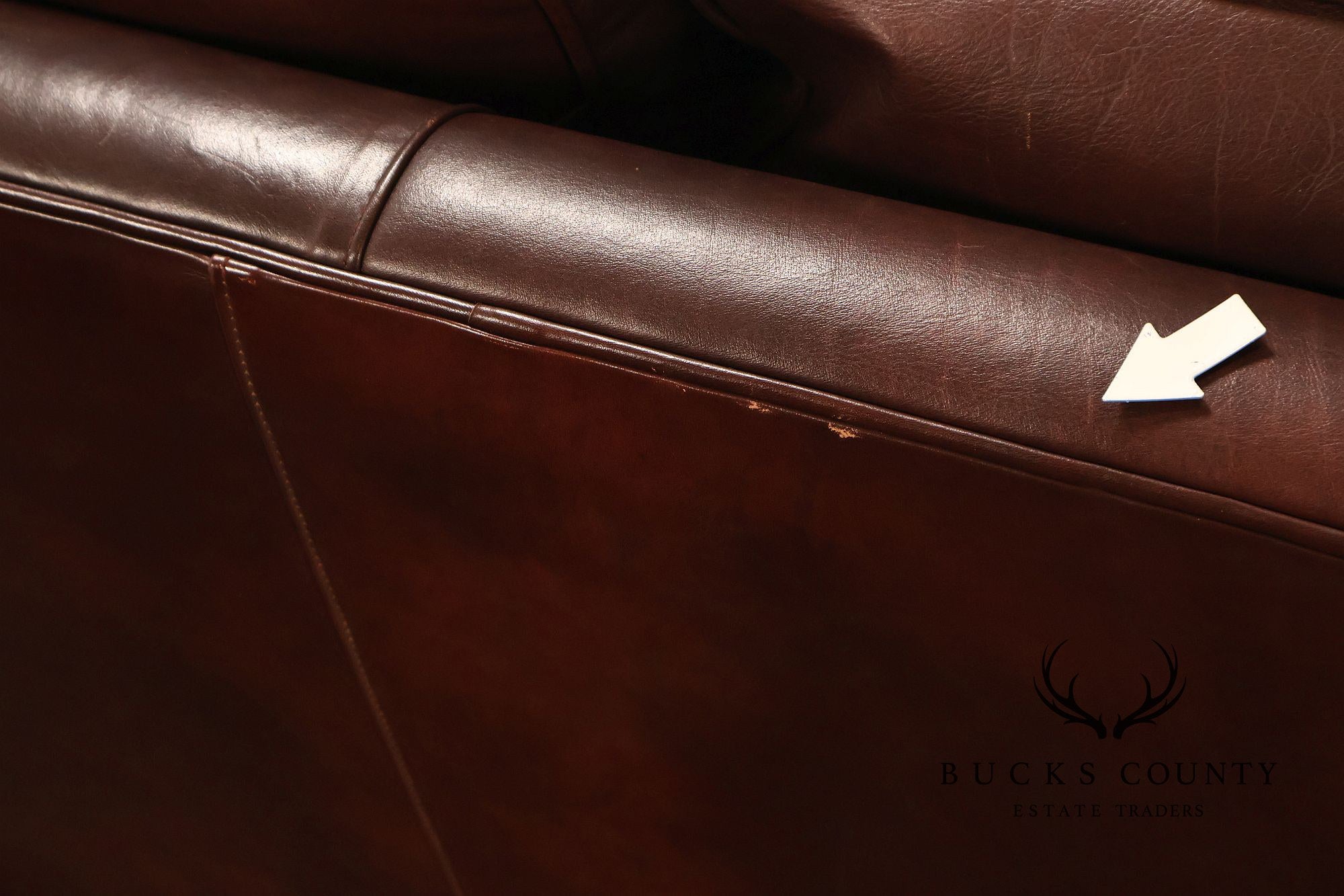 Hancock & Moore Traditional Leather Sofa