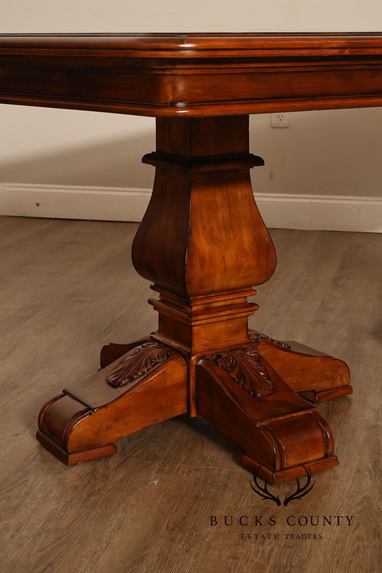 Ethan Allen 'Tuscany' Double Pedestal Dining Table