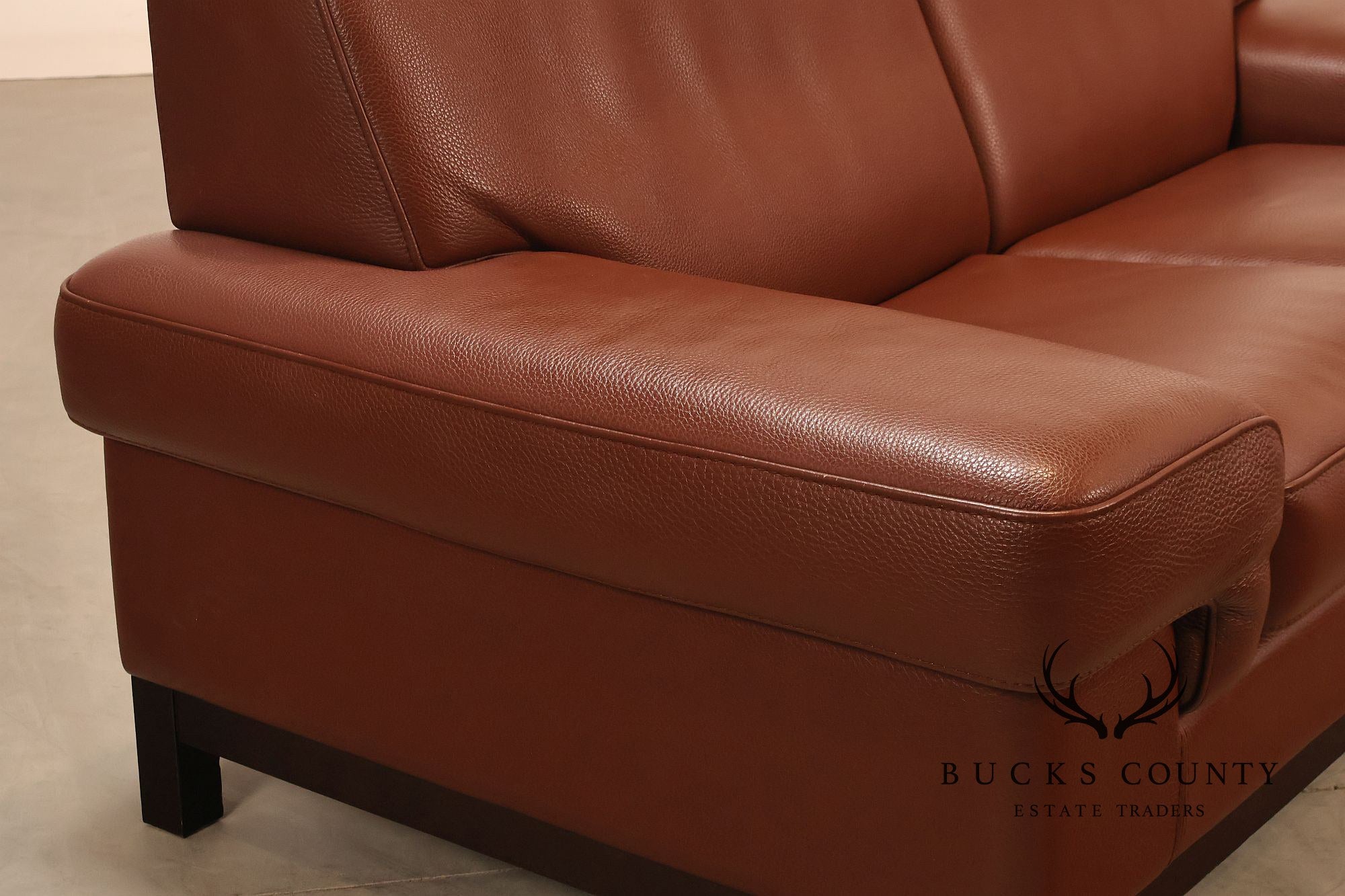 Formenti Italian Leather Loveseat