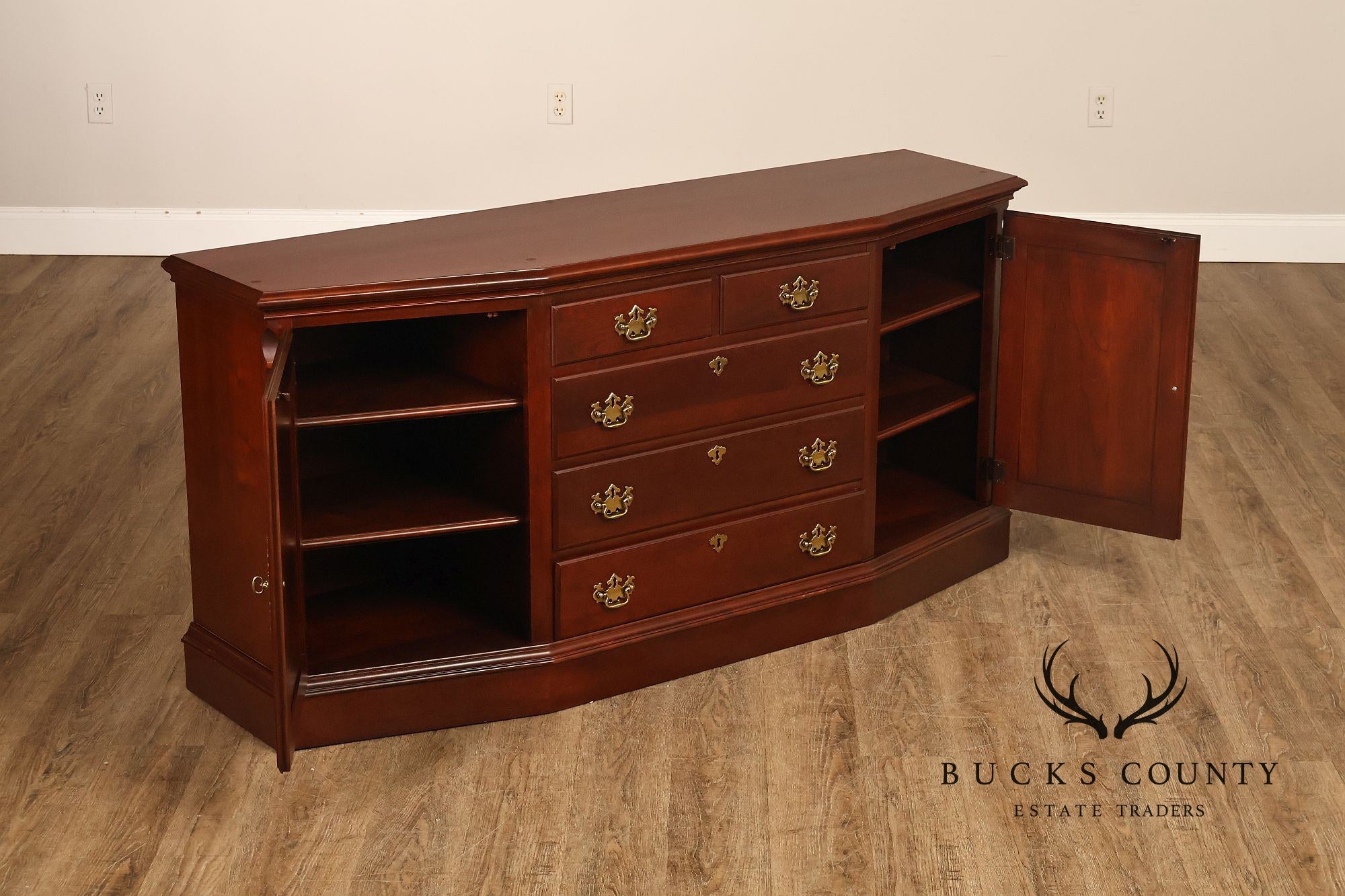 Pennsylvania House Cherry Credenza Buffet Sideboard Cabinet