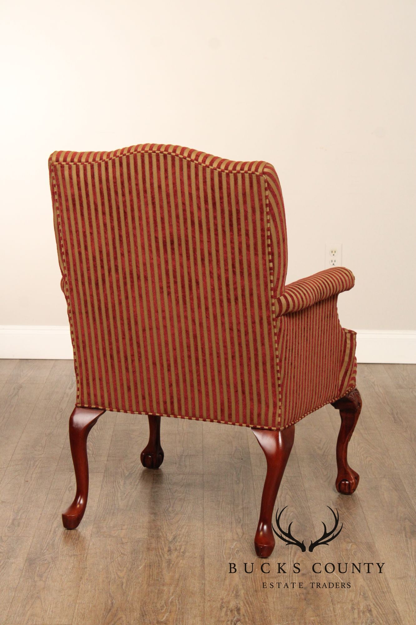 Fairfield Georgian Style Pair of Carved Armchairs