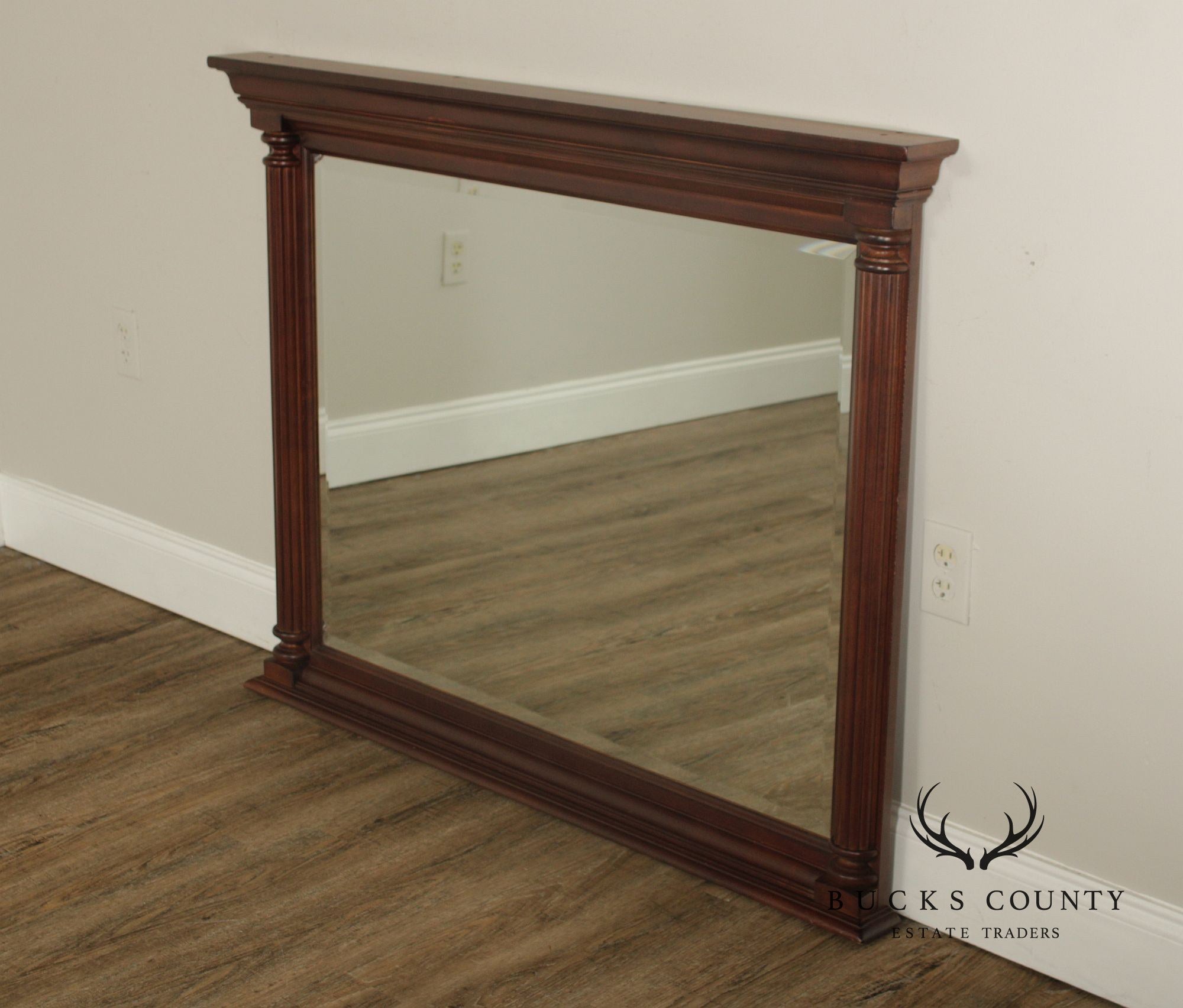 Durham furniture Savile Row Landscape Maple Dresser Mirror