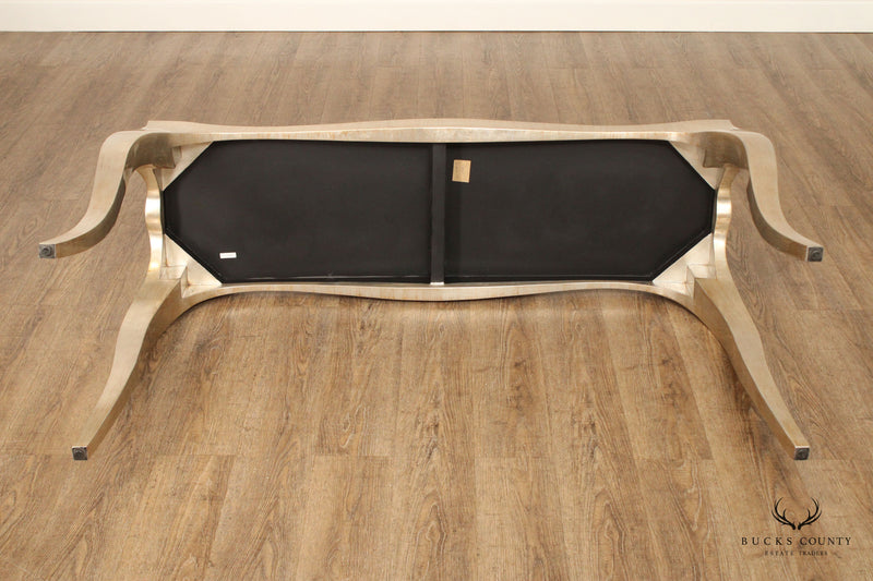 Alden Parkes 'Chantal' Gold Finished Console Table