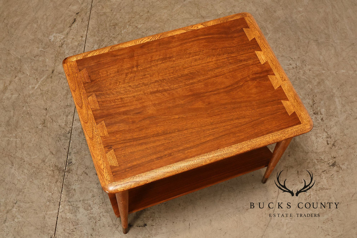Lane 'Acclaim' Mid Century Modern Walnut and Oak End Table