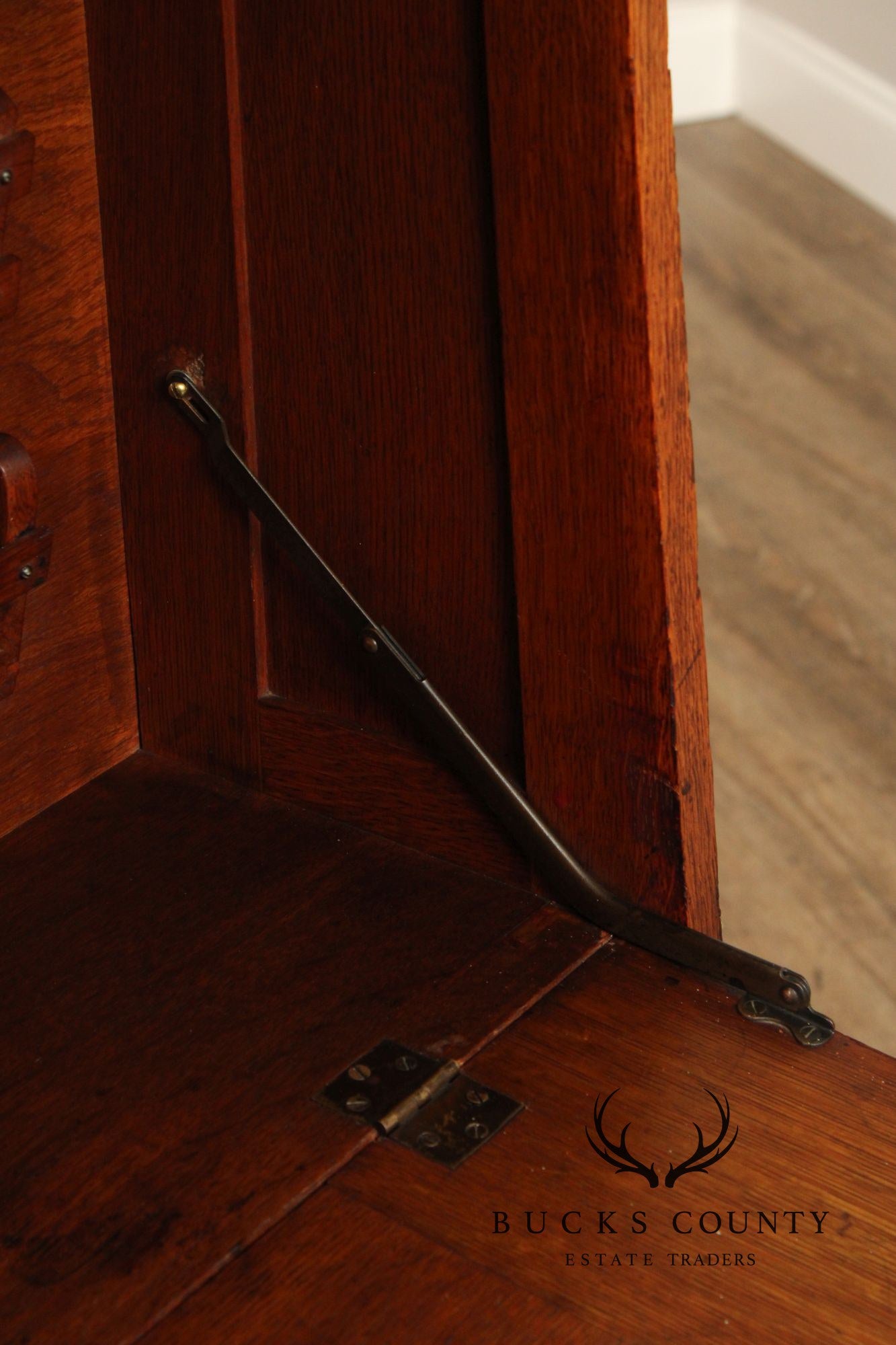 Early Stickley Brothers Antique Mission Oak Slant-Front Writing Desk