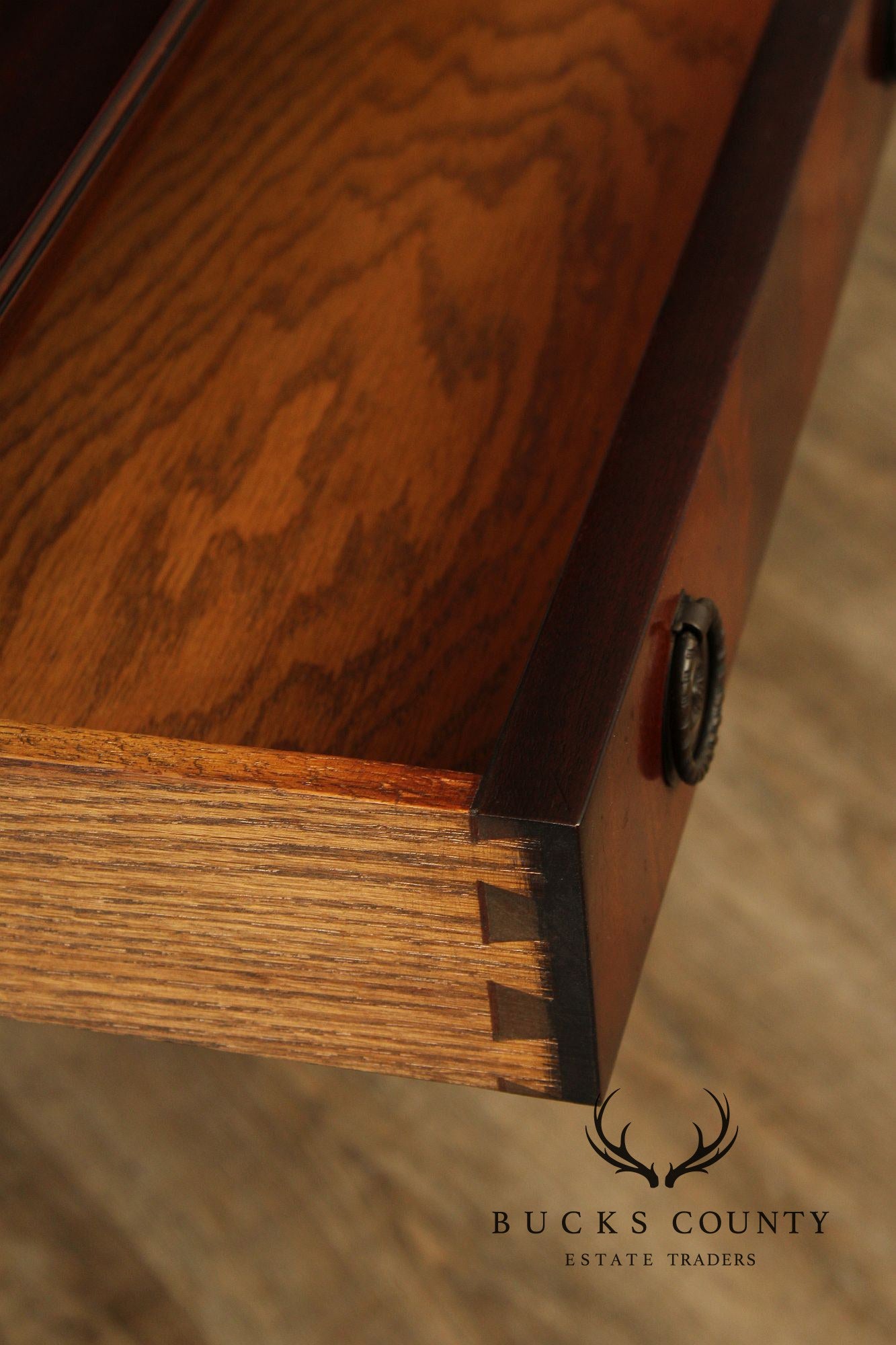 Regency Style Mahogany Two Tiered Serving Table