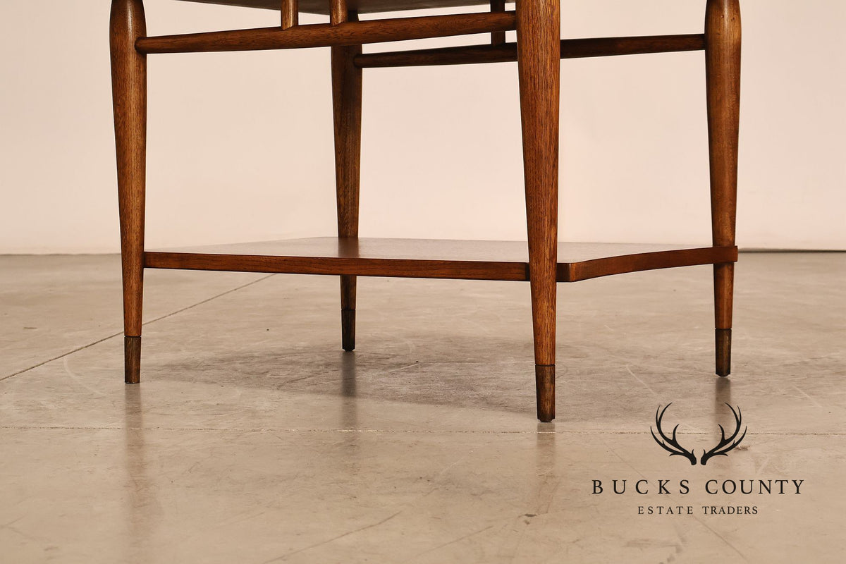 Lane 'Acclaim' Mid Century Modern Walnut and Oak End Table