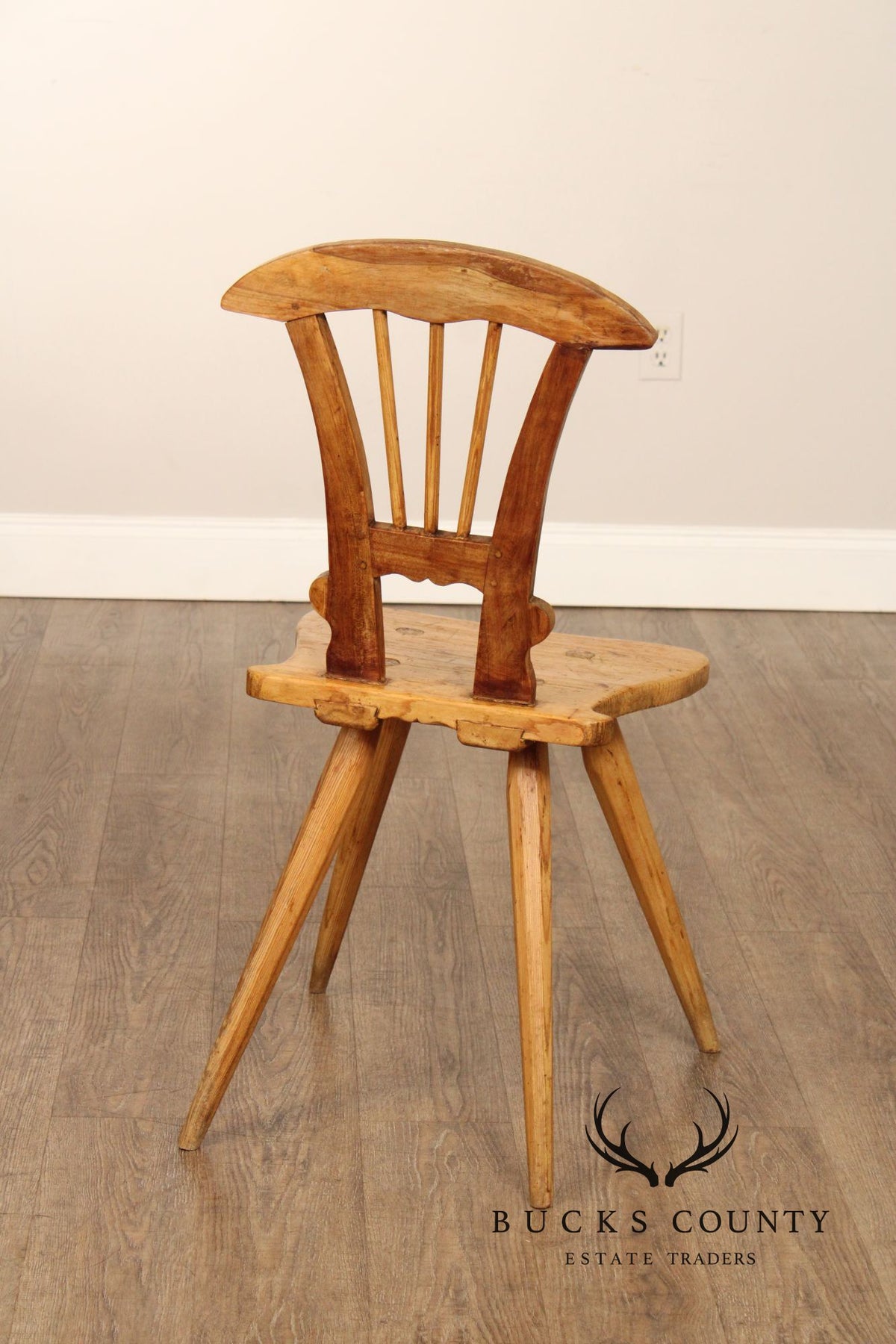 Antique Rustic European Windsor Chair