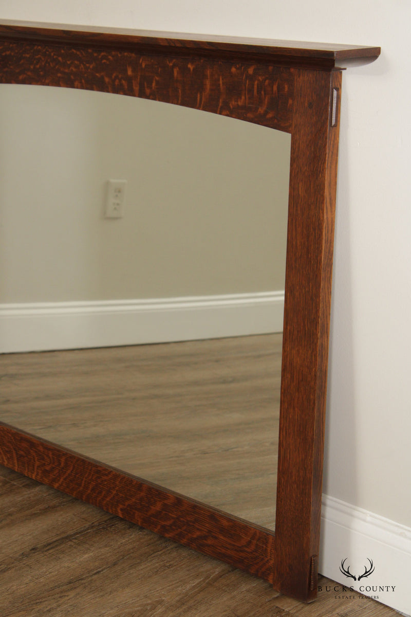 Stickley Mission Collection Oak Wall Mirror