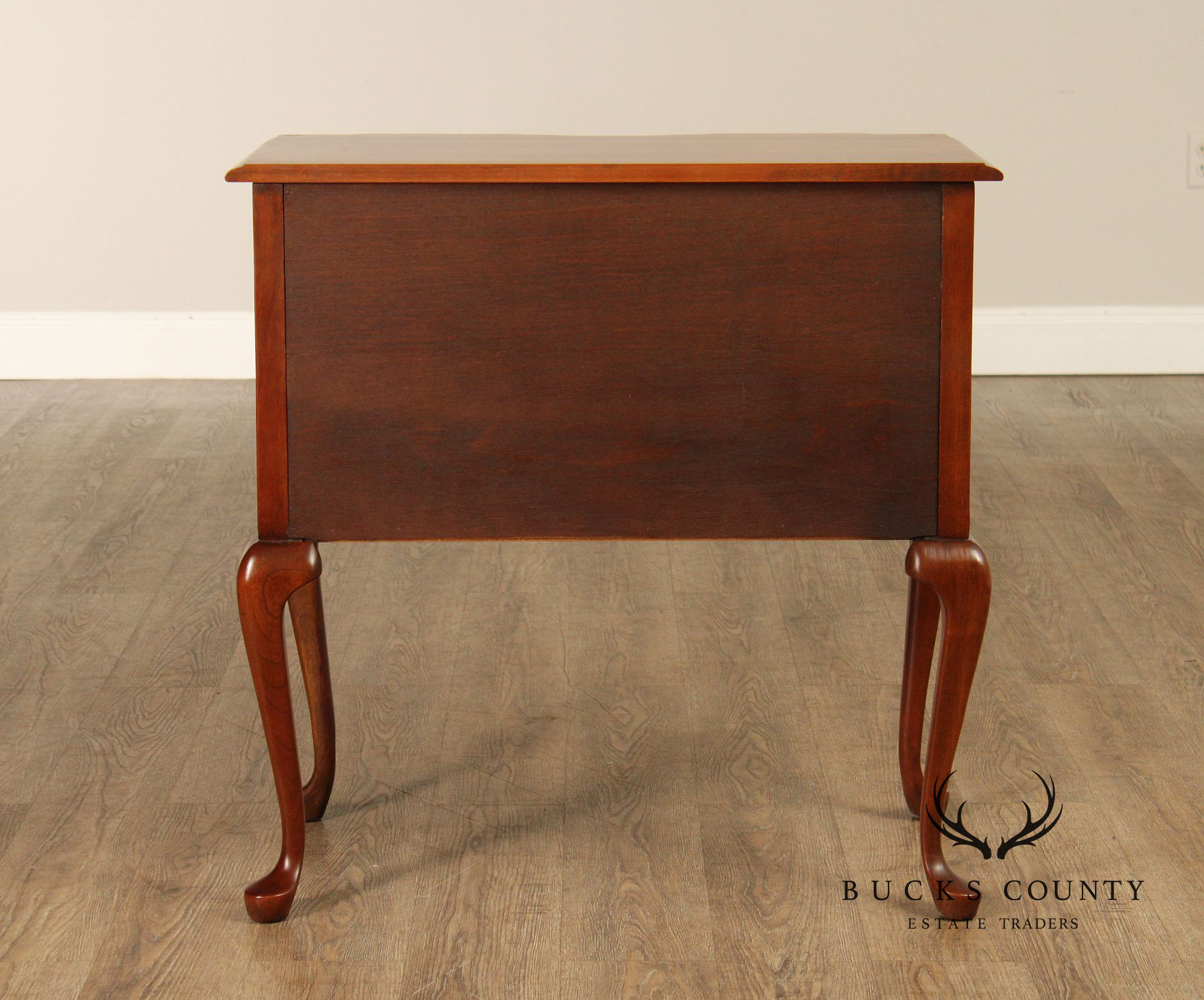 Queen Anne Style Cherry Blockfront Lowboy