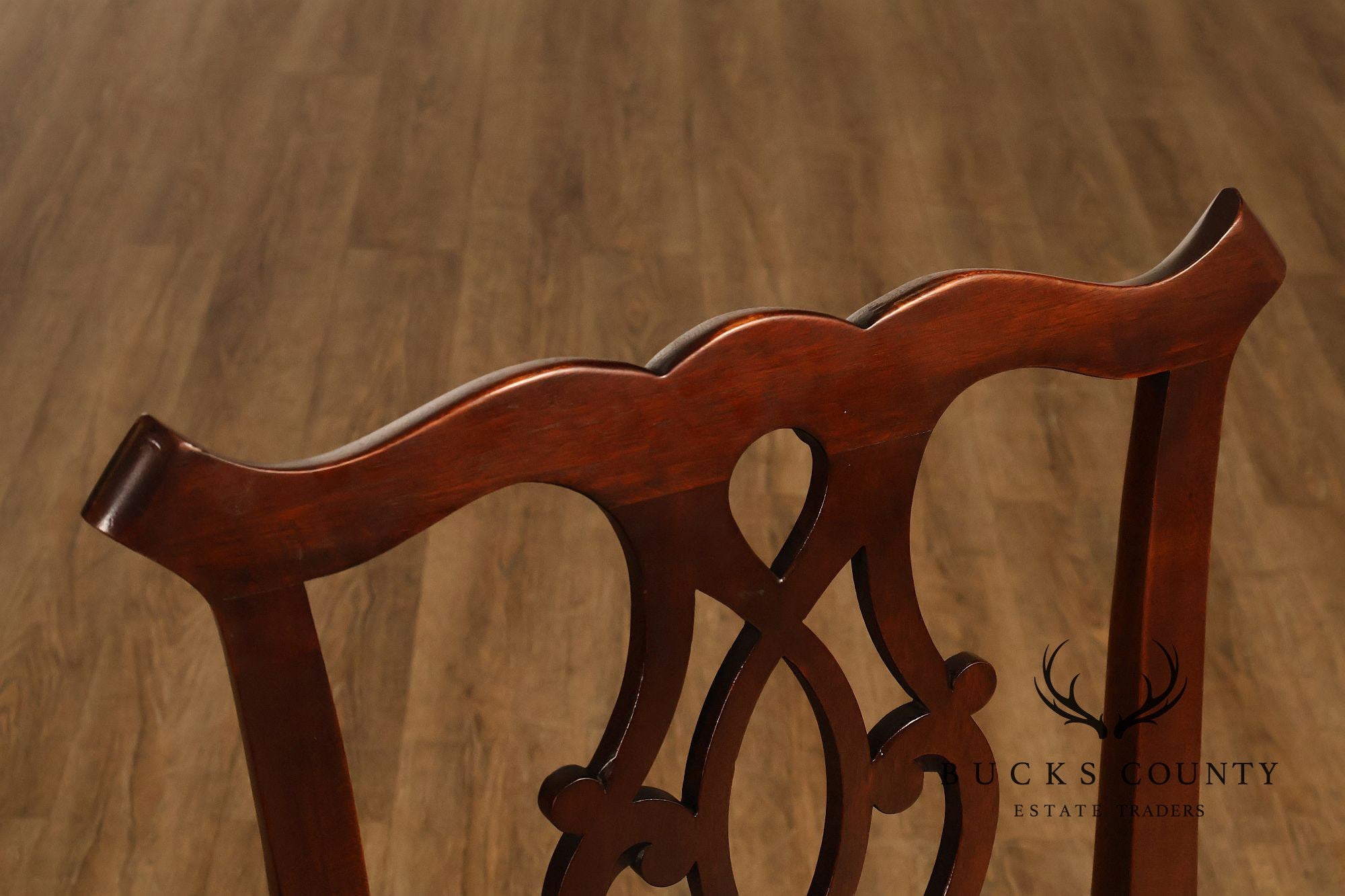 Pennsylvania House Chippendale Style Mahogany Set of 8 Dining Chairs