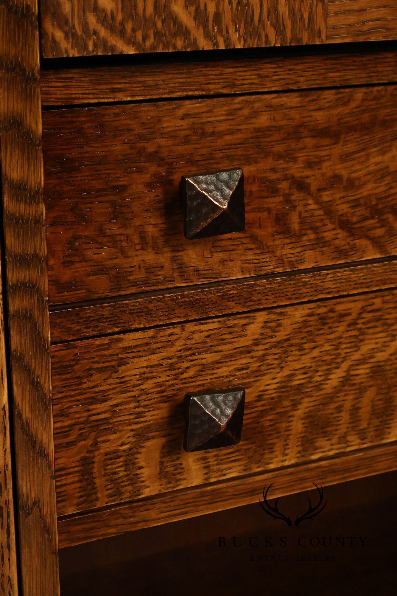 Stickley Harvey Ellis Mission Collection Oak Fall Front Secretary Bookcase