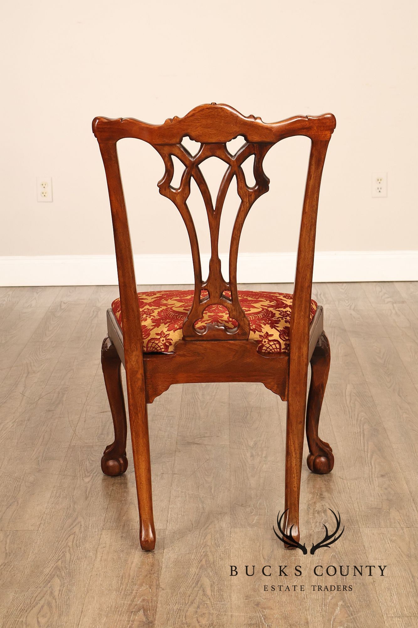 Lexington Furniture Chippendale Style Mahogany Carved Set Of Four Dining Chairs