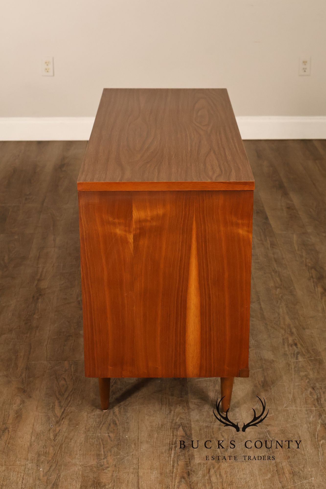 Johnson Carper Mid Century Modern Walnut Desk