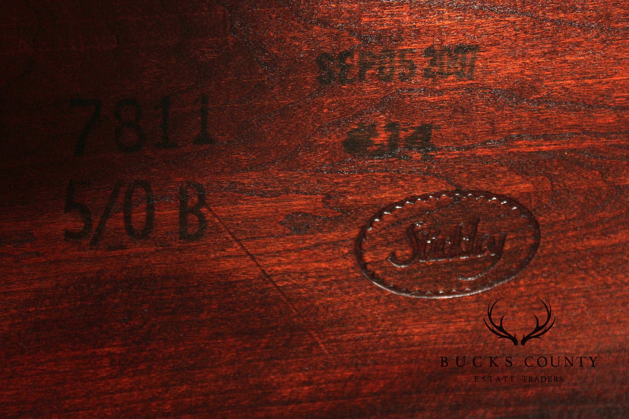 Stickley Marseilles Cherry Louis Philippe Style Queen Sleigh Bed