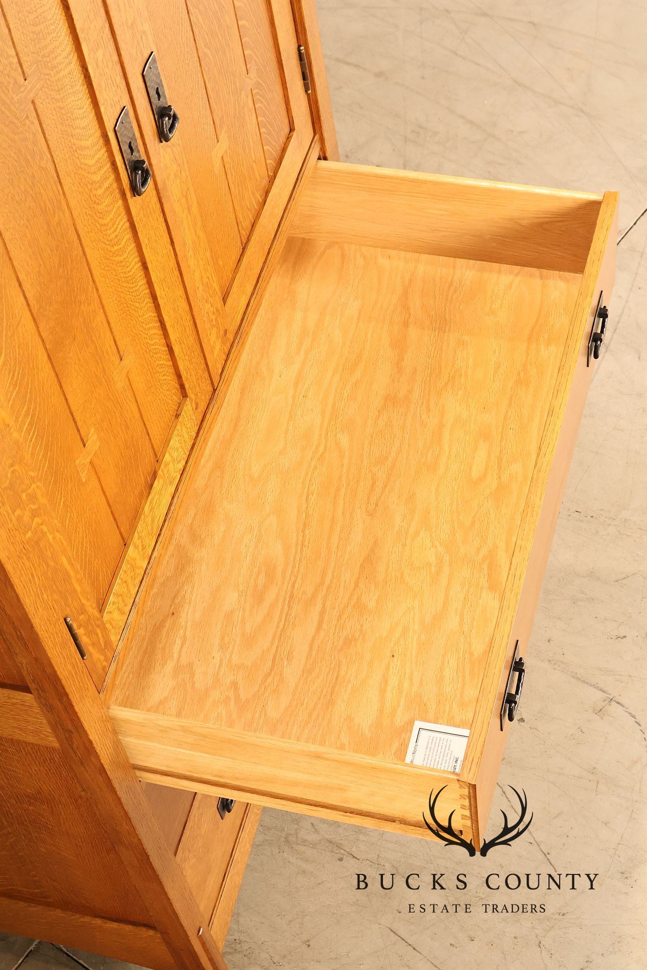 Stickley Mission Collection Oak Entertainment Armoire