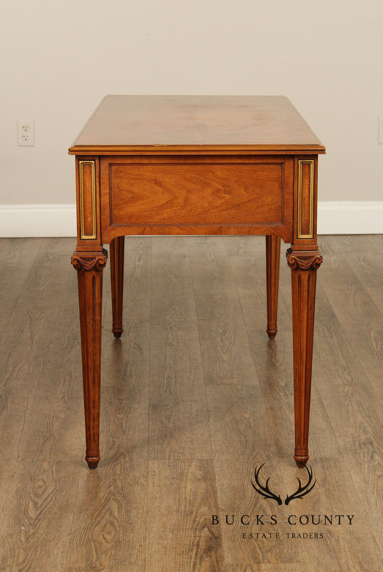 Henredon Neoclassical Style Walnut Writing Desk