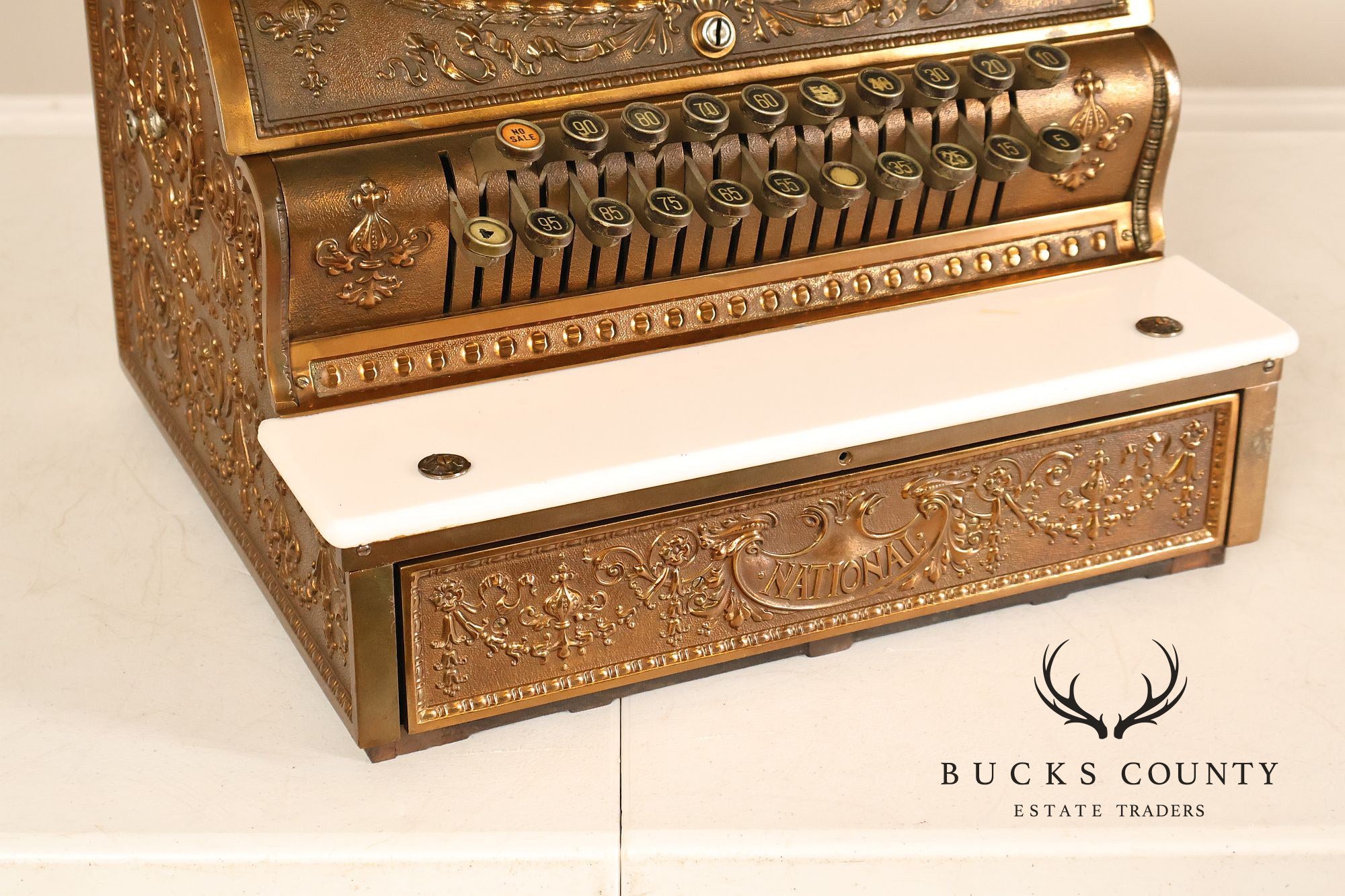 National Cash Register Model 333 Brass Cash Register