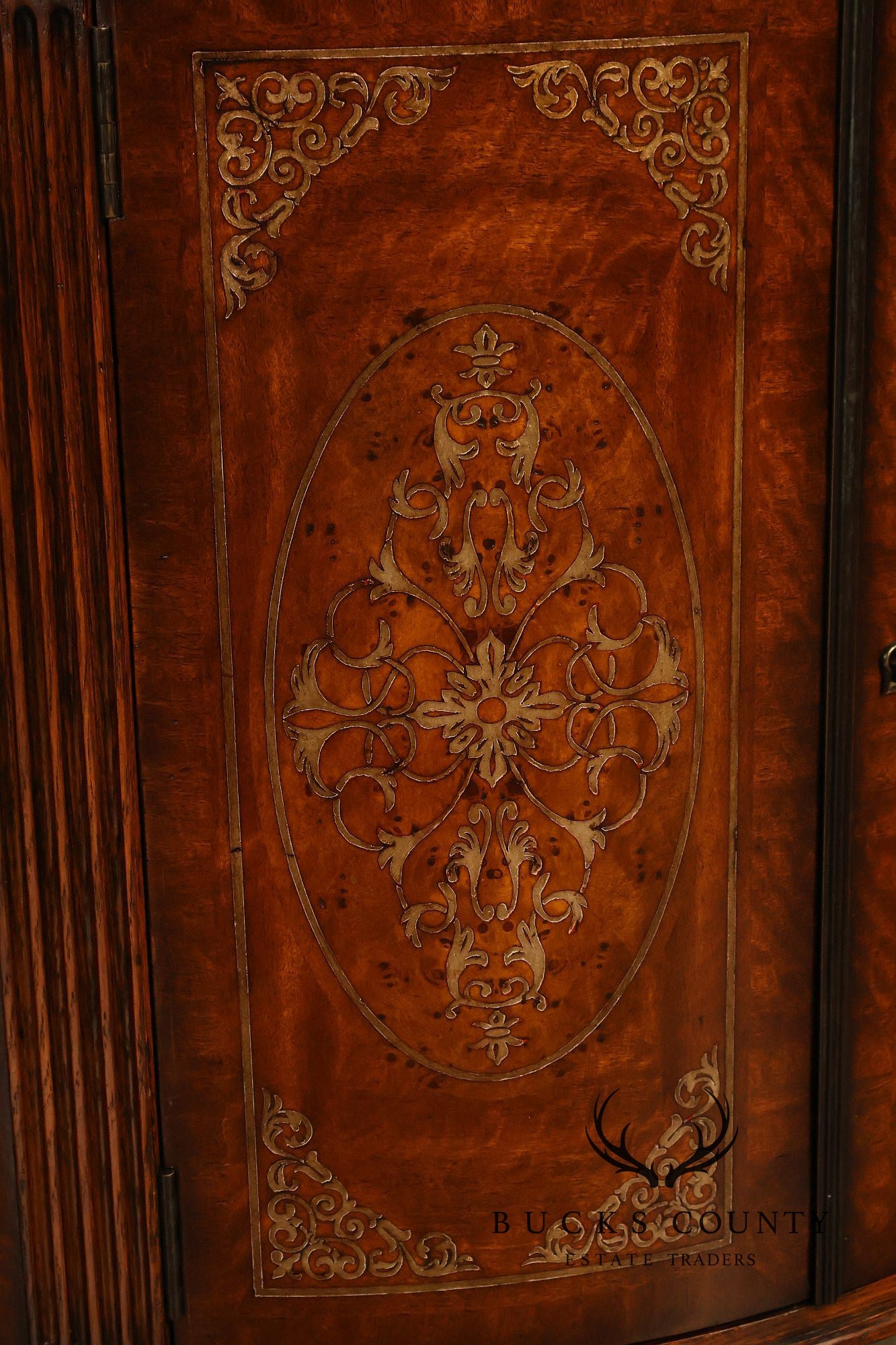 Theodore Alexander Demilune Console Cabinet