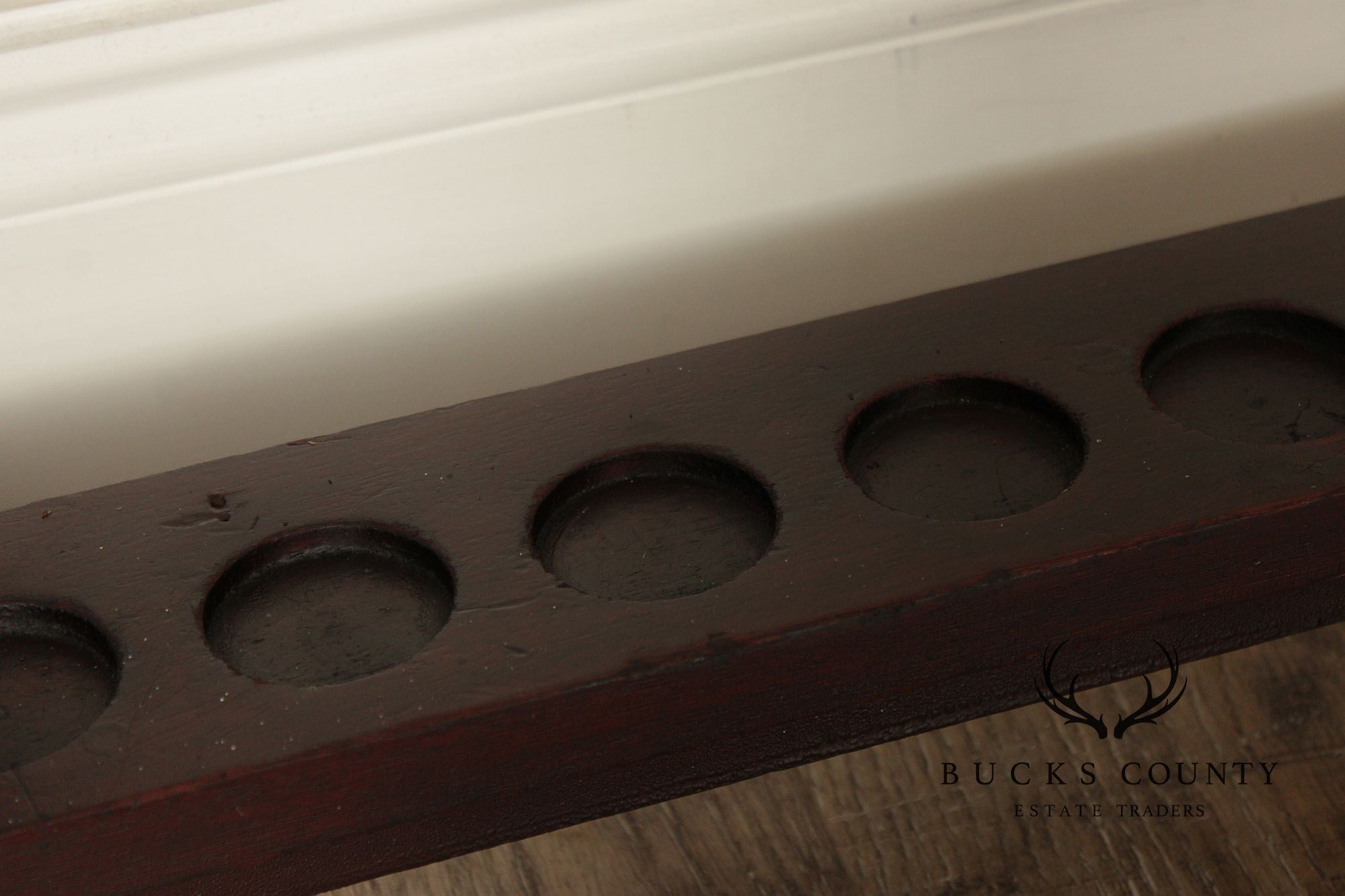 Antique Brunswick Balke Collender Company Billiards Cue Rack