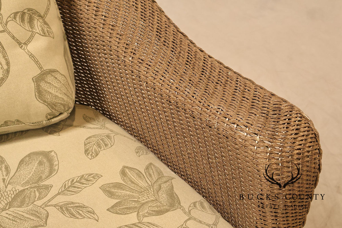 Lloyd Flanders Reflections All-Weather Lloyd Loom Wicker Sofa