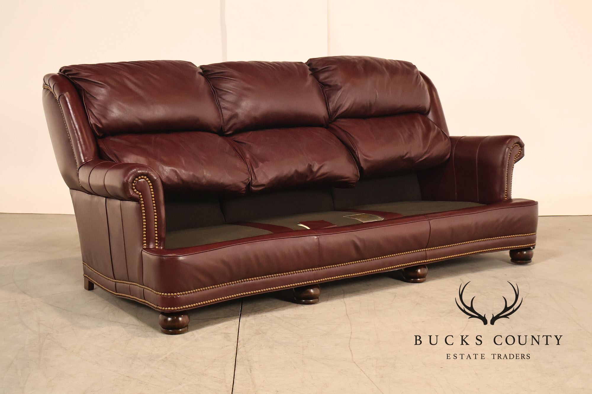 Hancock & Moore Austin High Back Leather Sofa