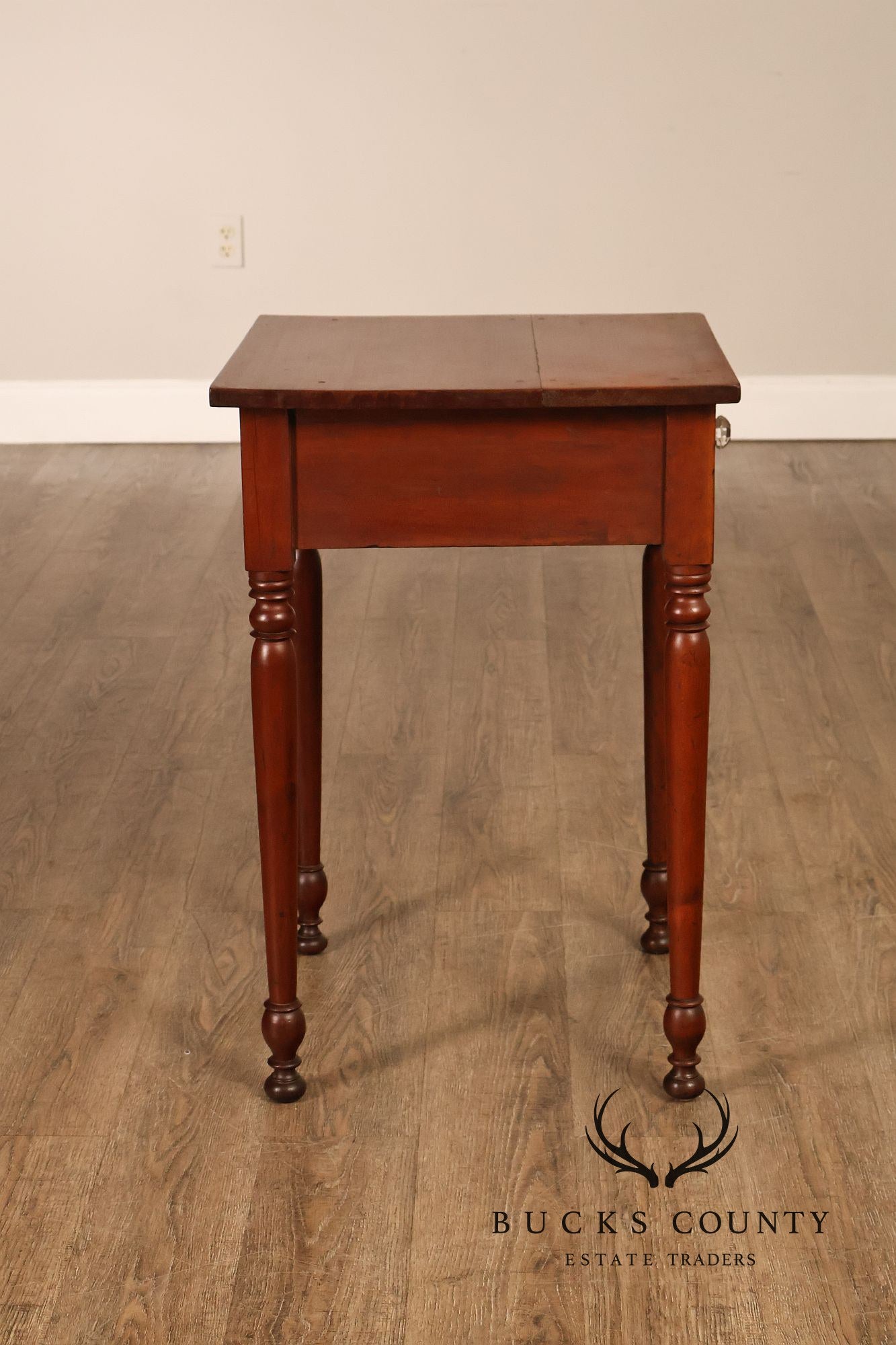 Antique American Empire Poplar Work Table