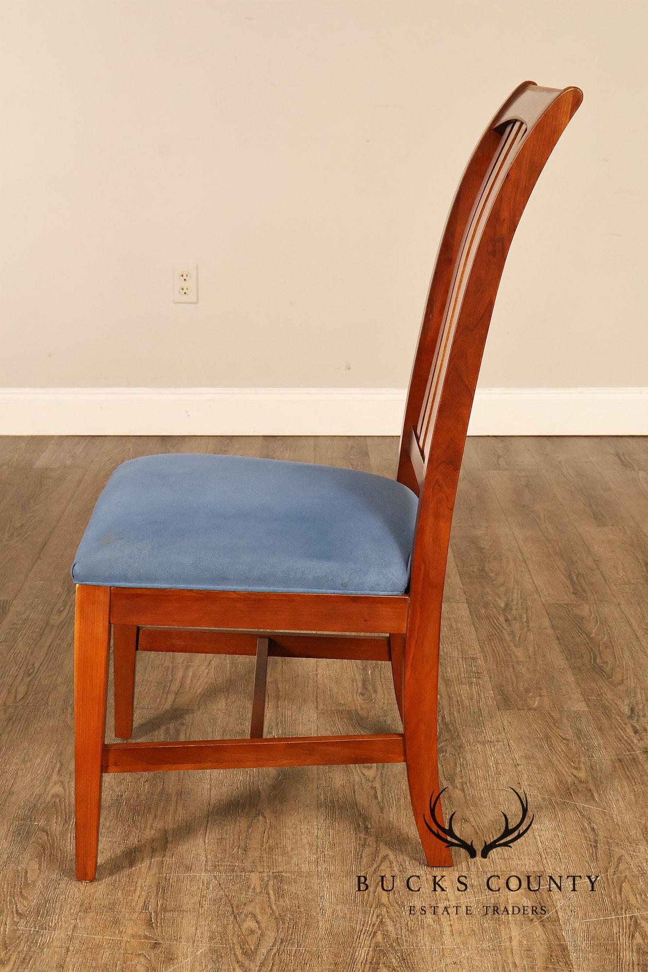 Ethan Allen 'American Impressions' Set of Eight Cherry Dining Chairs
