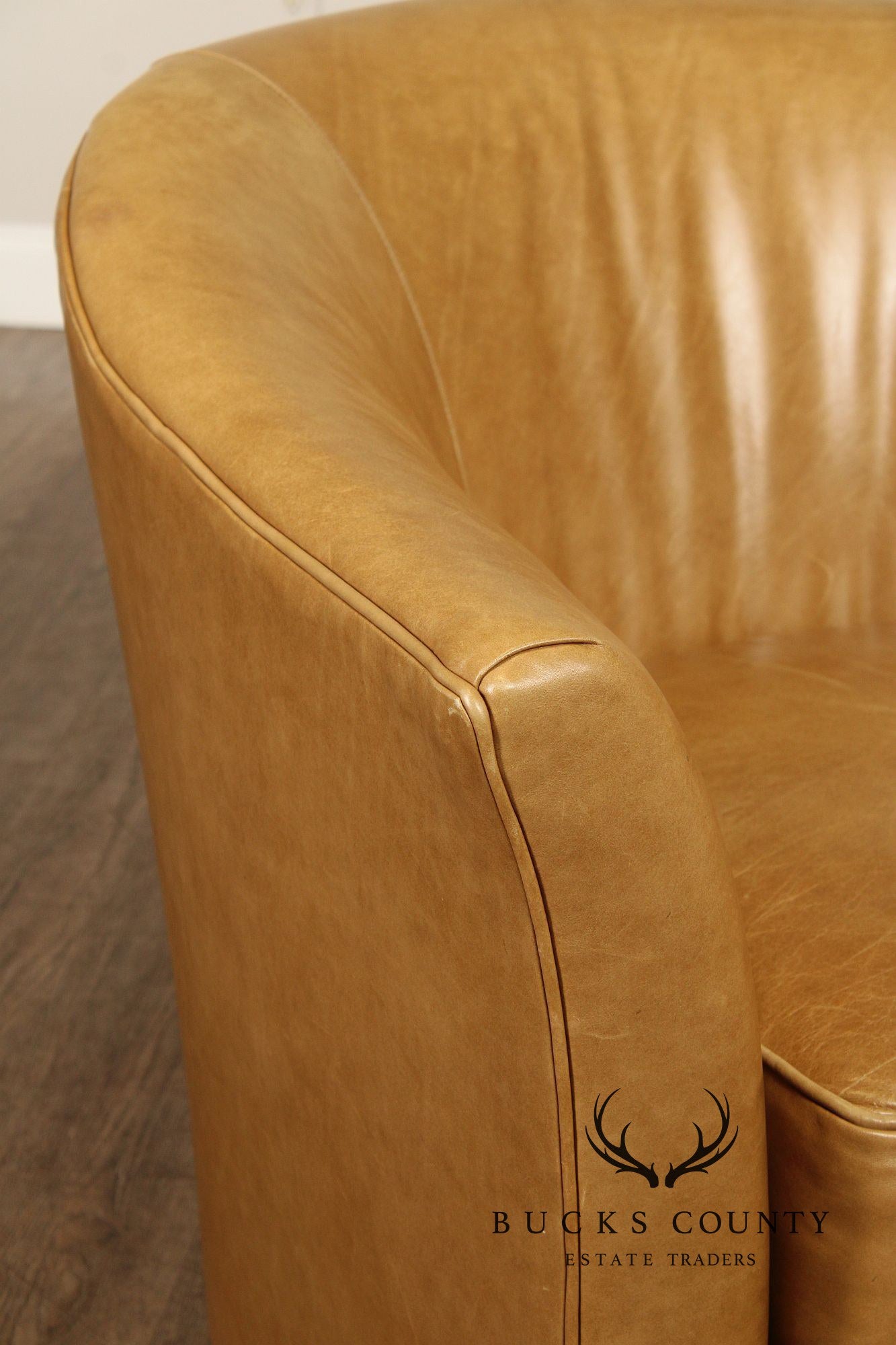 C.R. Laine Leather Club Chair