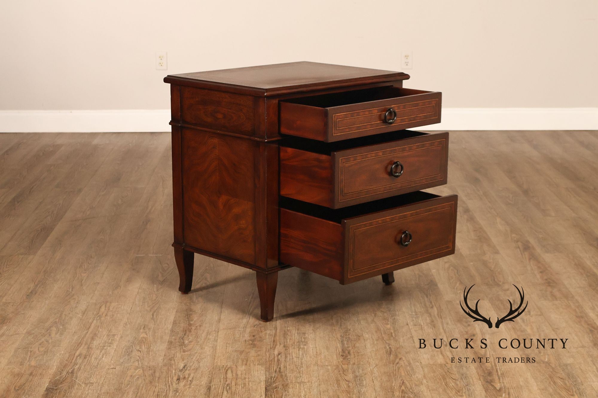 Theodore Alexander Brooksby Pair Of Bedroom Nightstands