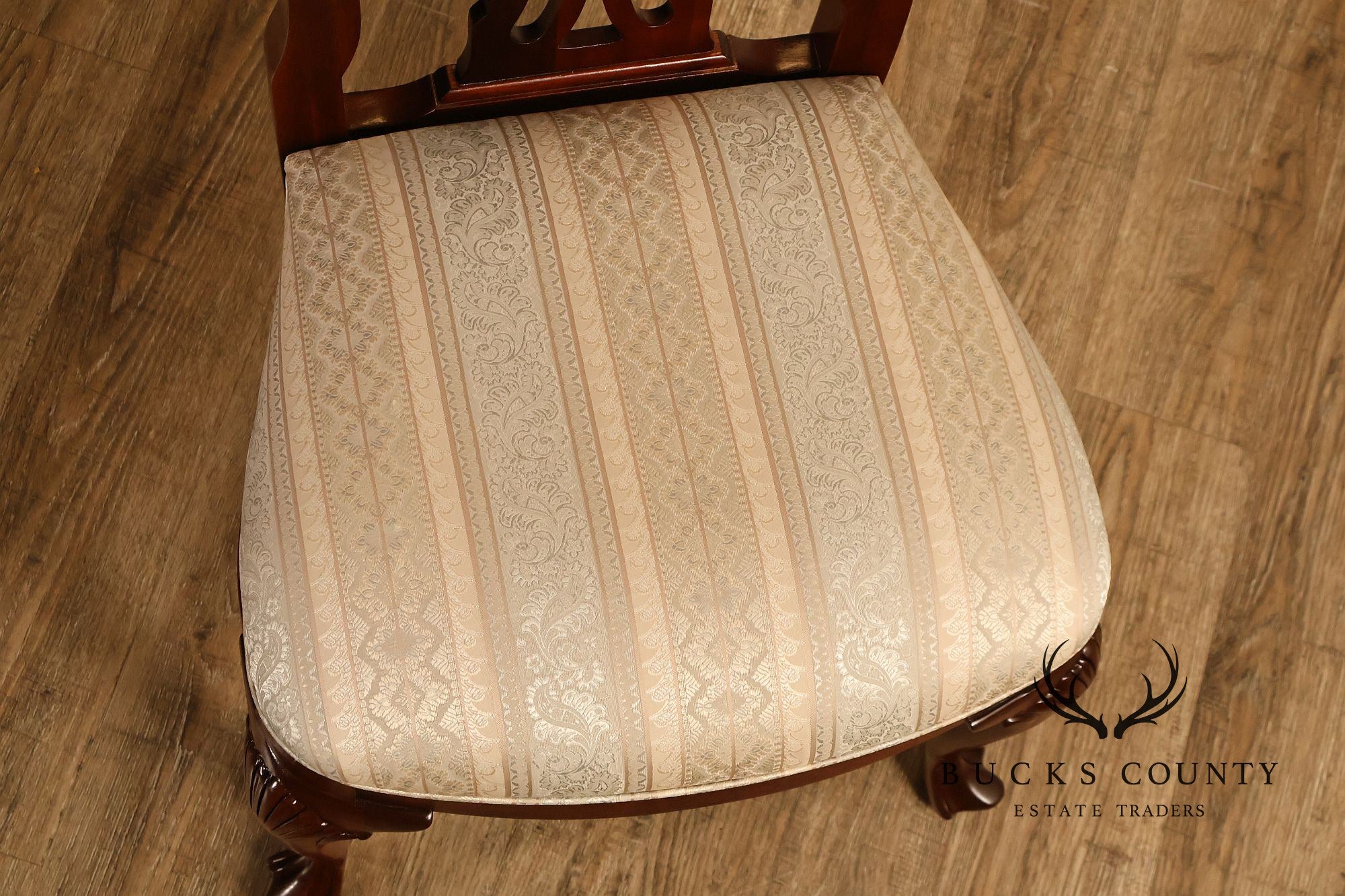 Ethan Allen '18th Century Mahogany' Set of Six Dining Chairs