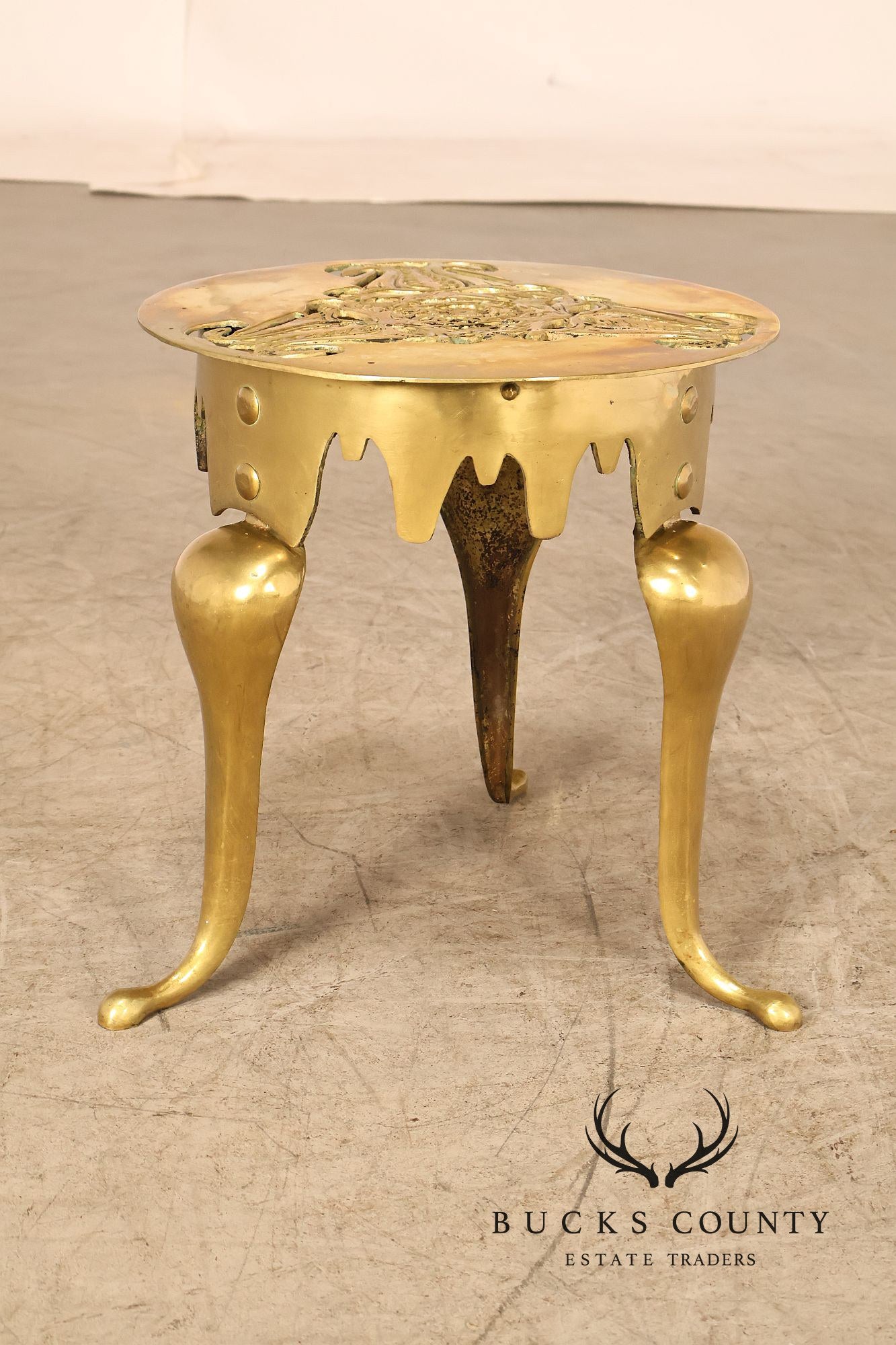 Vintage Brass Trivet Stand