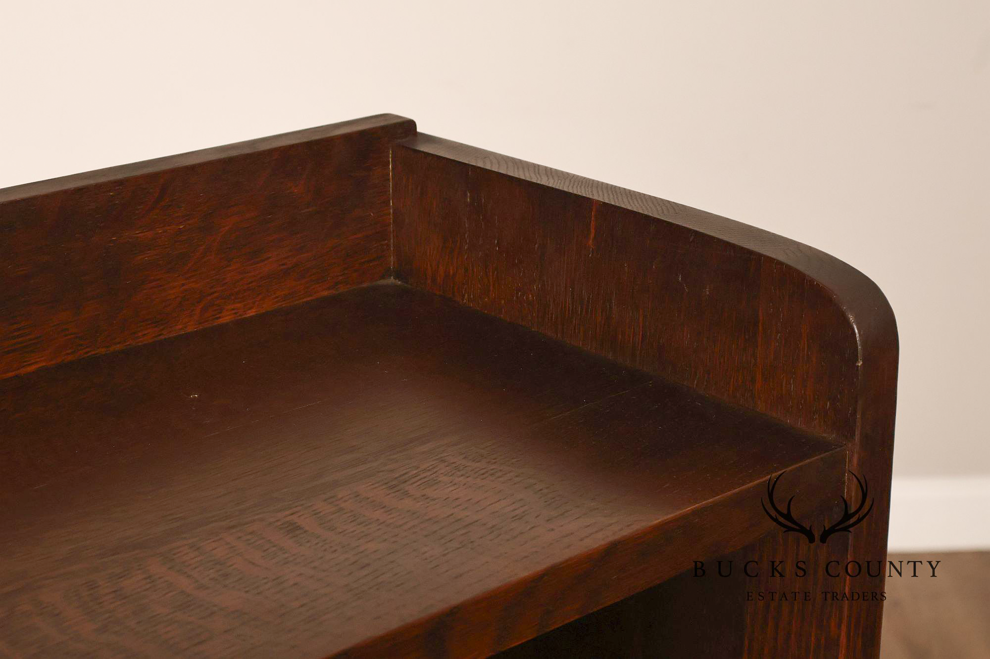 Stickley Mission Collection Oak Open Bookcase