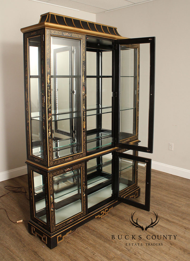 Pulaski Furniture Chinoiserie Pagoda Display Cabinet